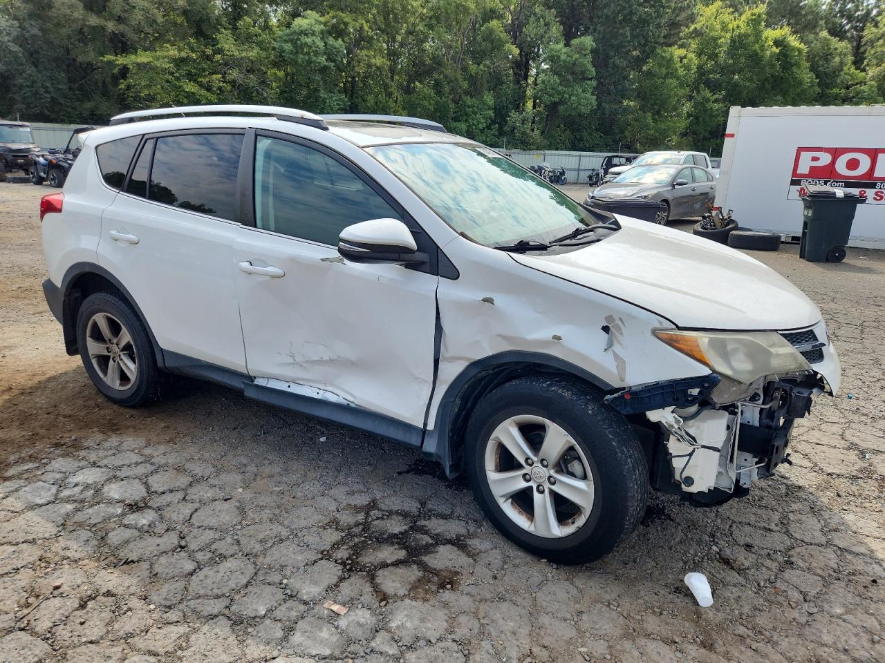 2014 Toyota Rav4 Xle White vin: 2T3WFREV0EW094188