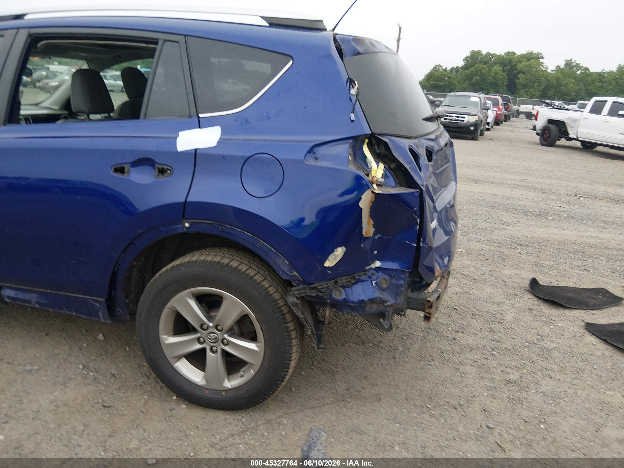 2015 Toyota Rav4 Xle Синий vin: 2T3WFREV0FW144069