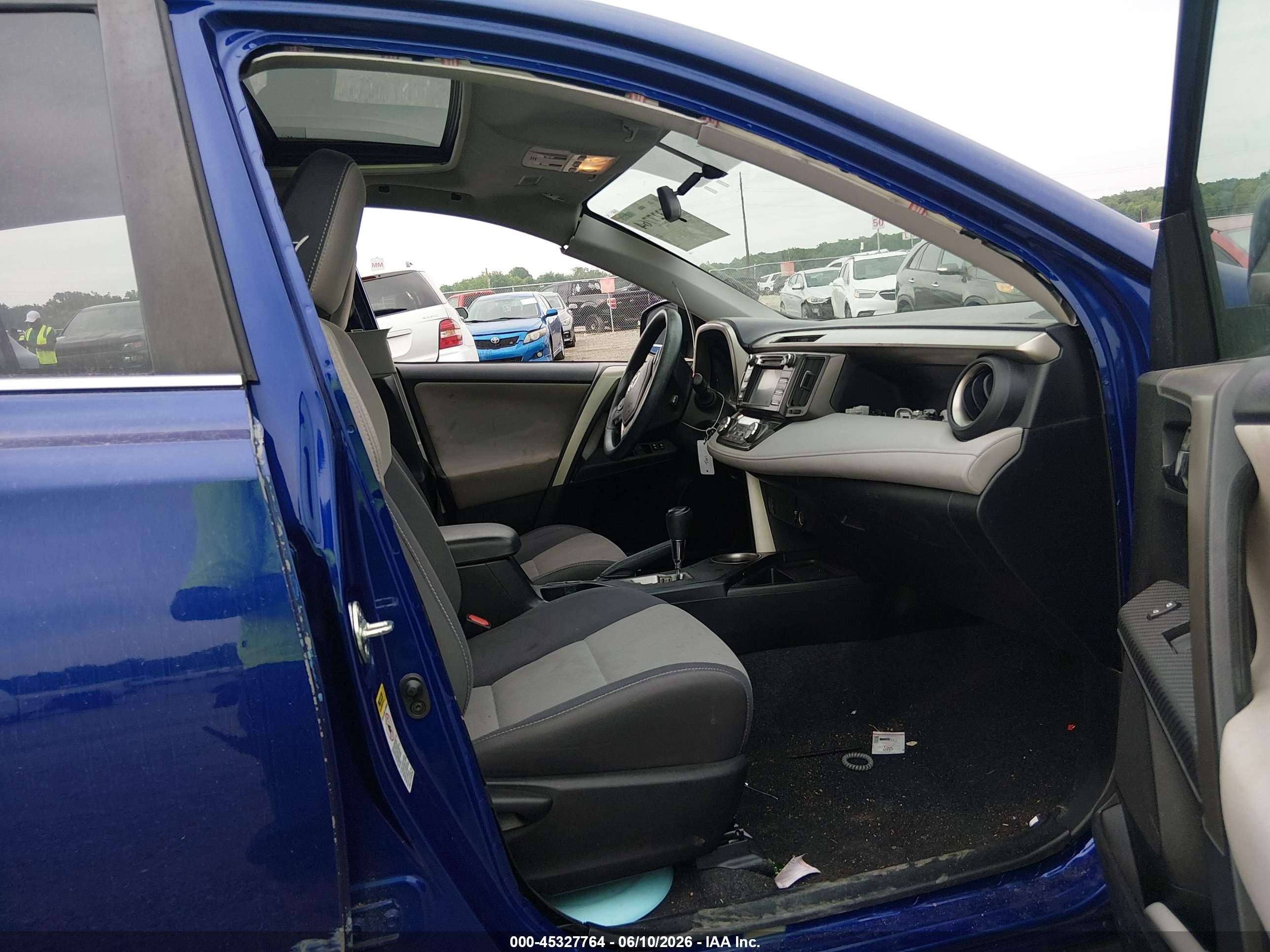 2015 Toyota Rav4 Xle Синий vin: 2T3WFREV0FW144069
