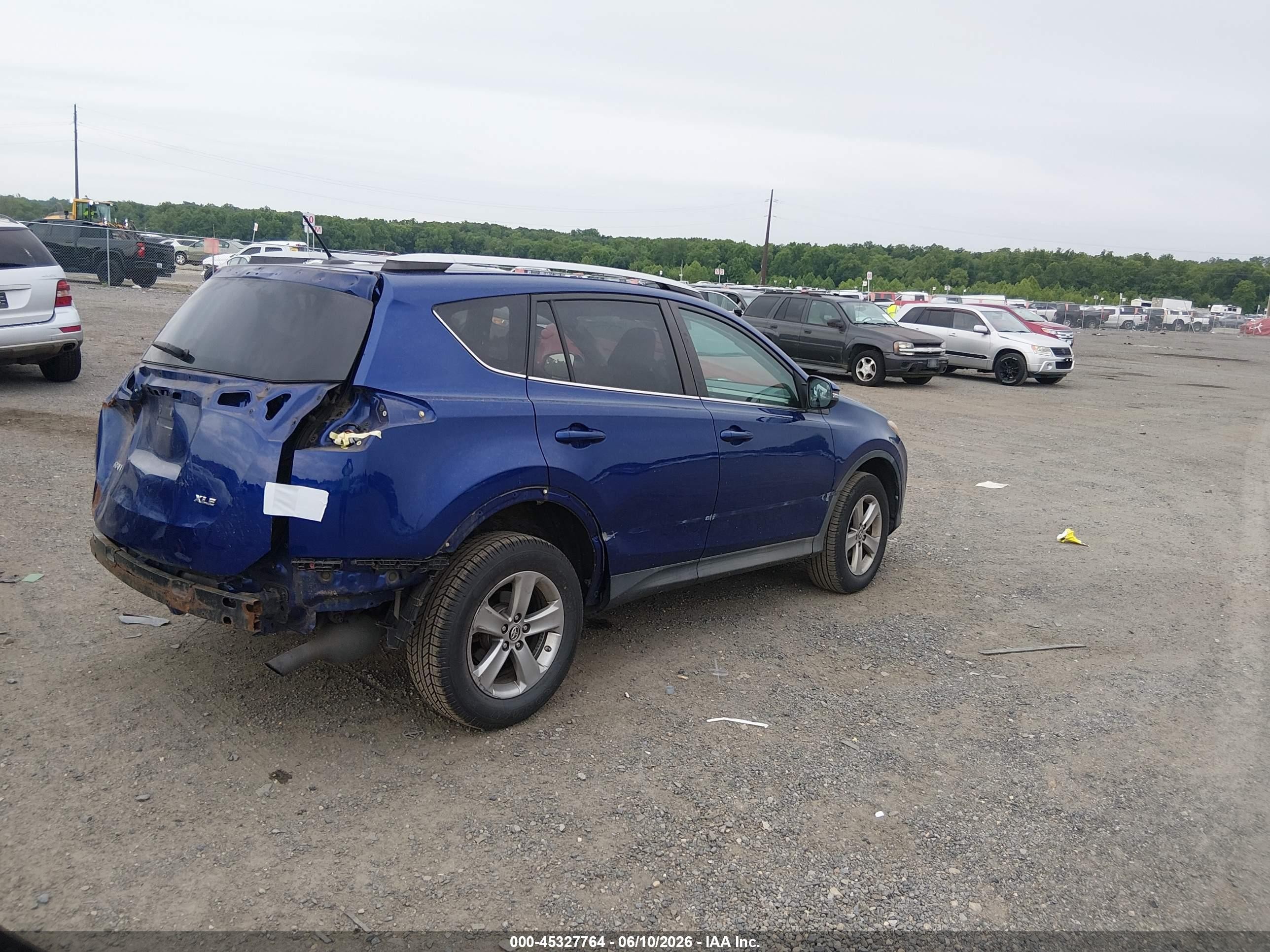 2015 Toyota Rav4 Xle Синий vin: 2T3WFREV0FW144069