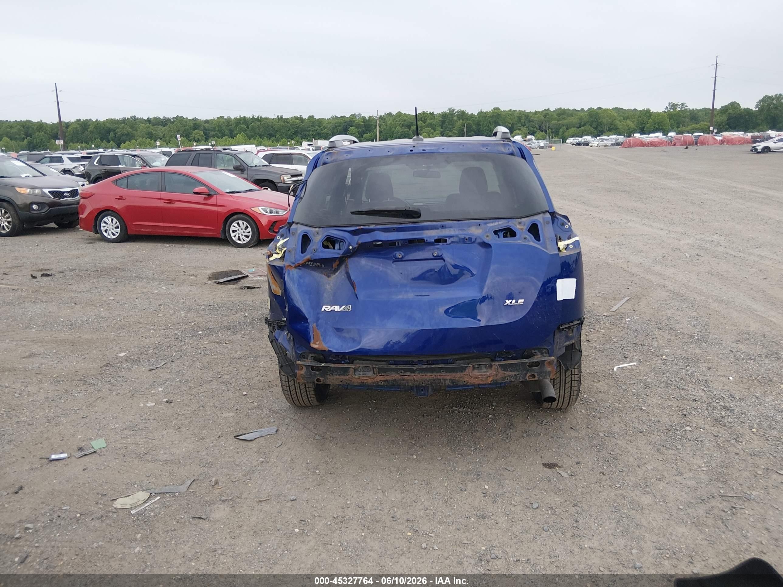 2015 Toyota Rav4 Xle Синий vin: 2T3WFREV0FW144069