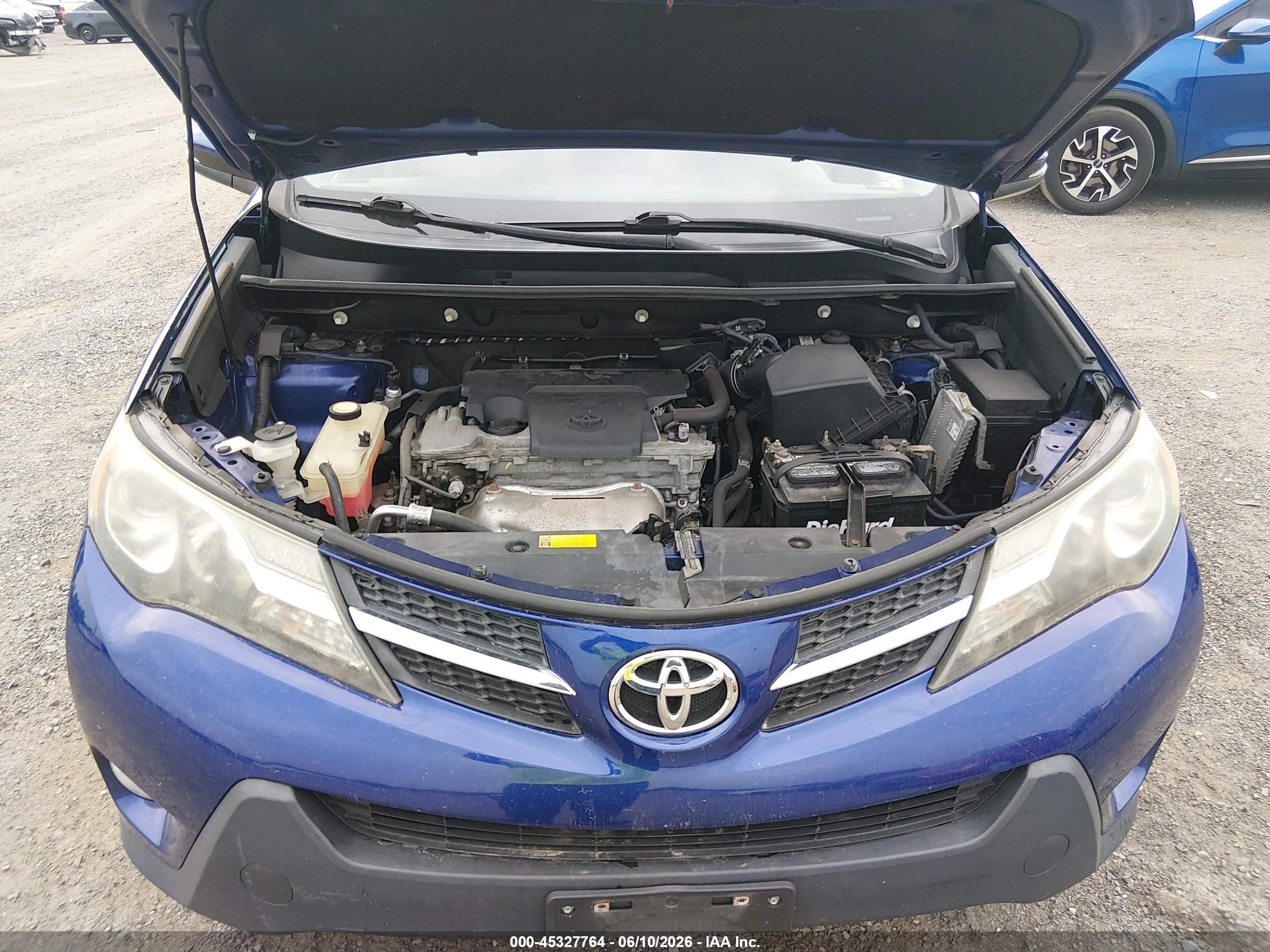2015 Toyota Rav4 Xle Синий vin: 2T3WFREV0FW144069
