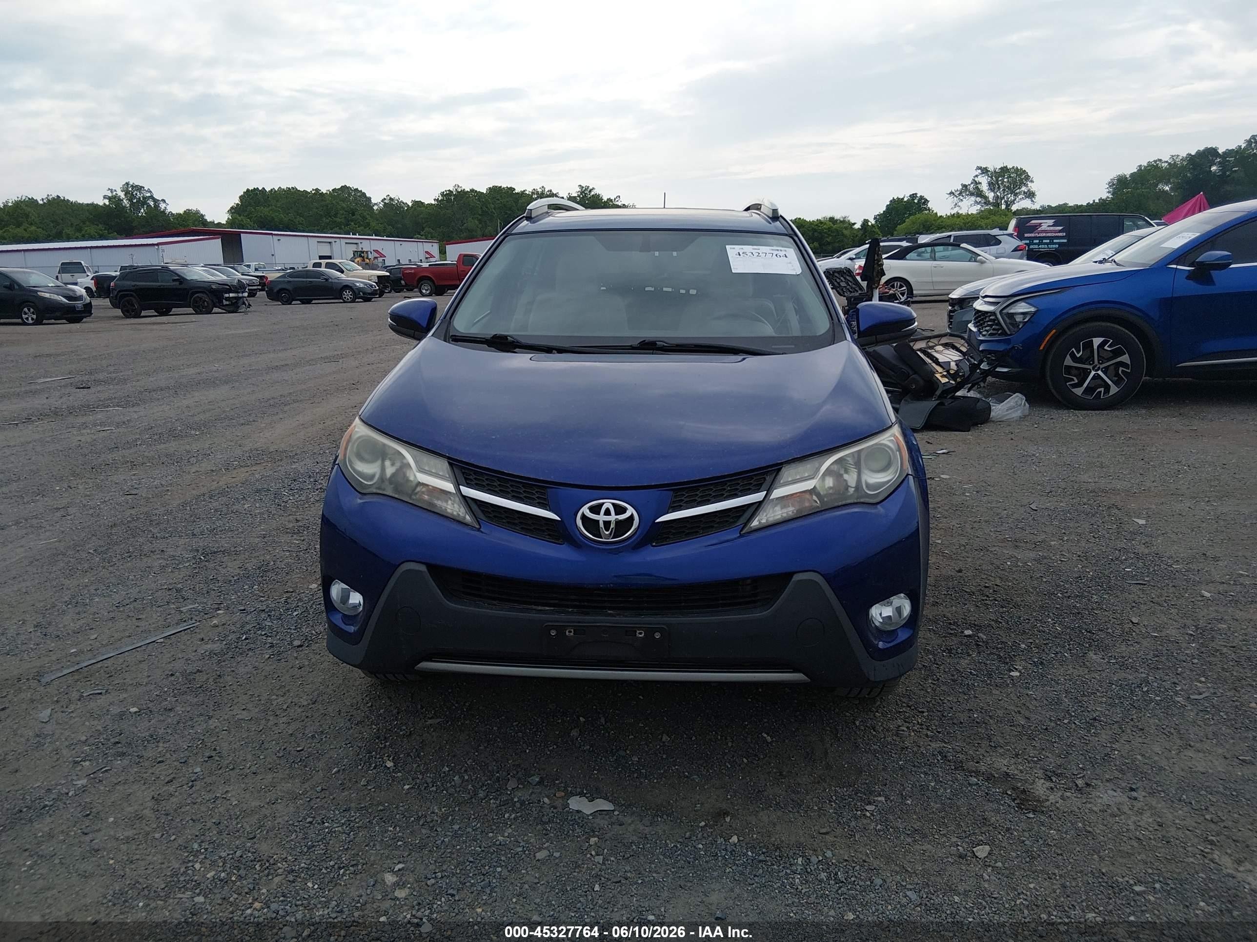 2015 Toyota Rav4 Xle Синий vin: 2T3WFREV0FW144069