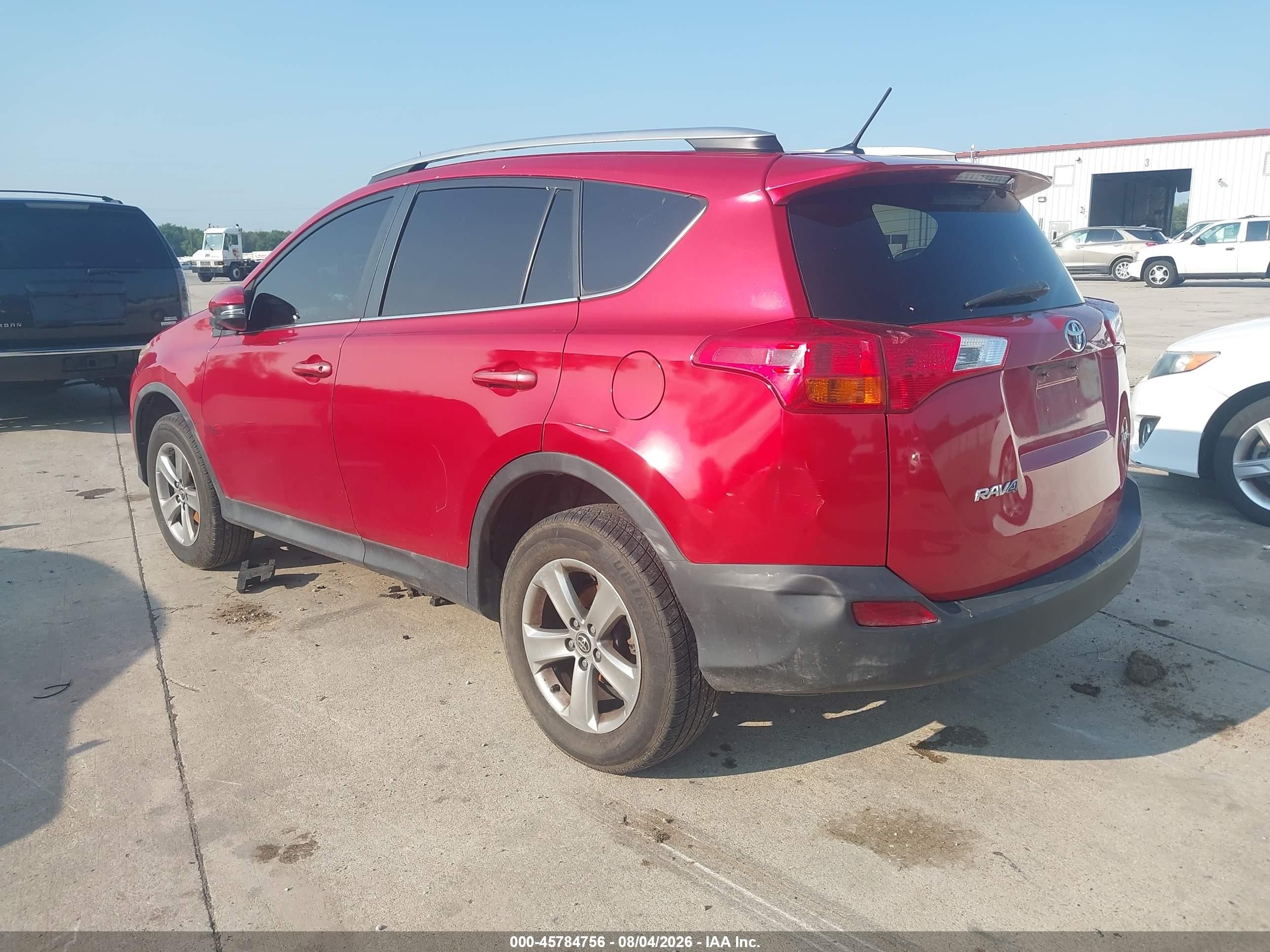 2015 Toyota Rav4 Xle Red vin: 2T3WFREV0FW168422