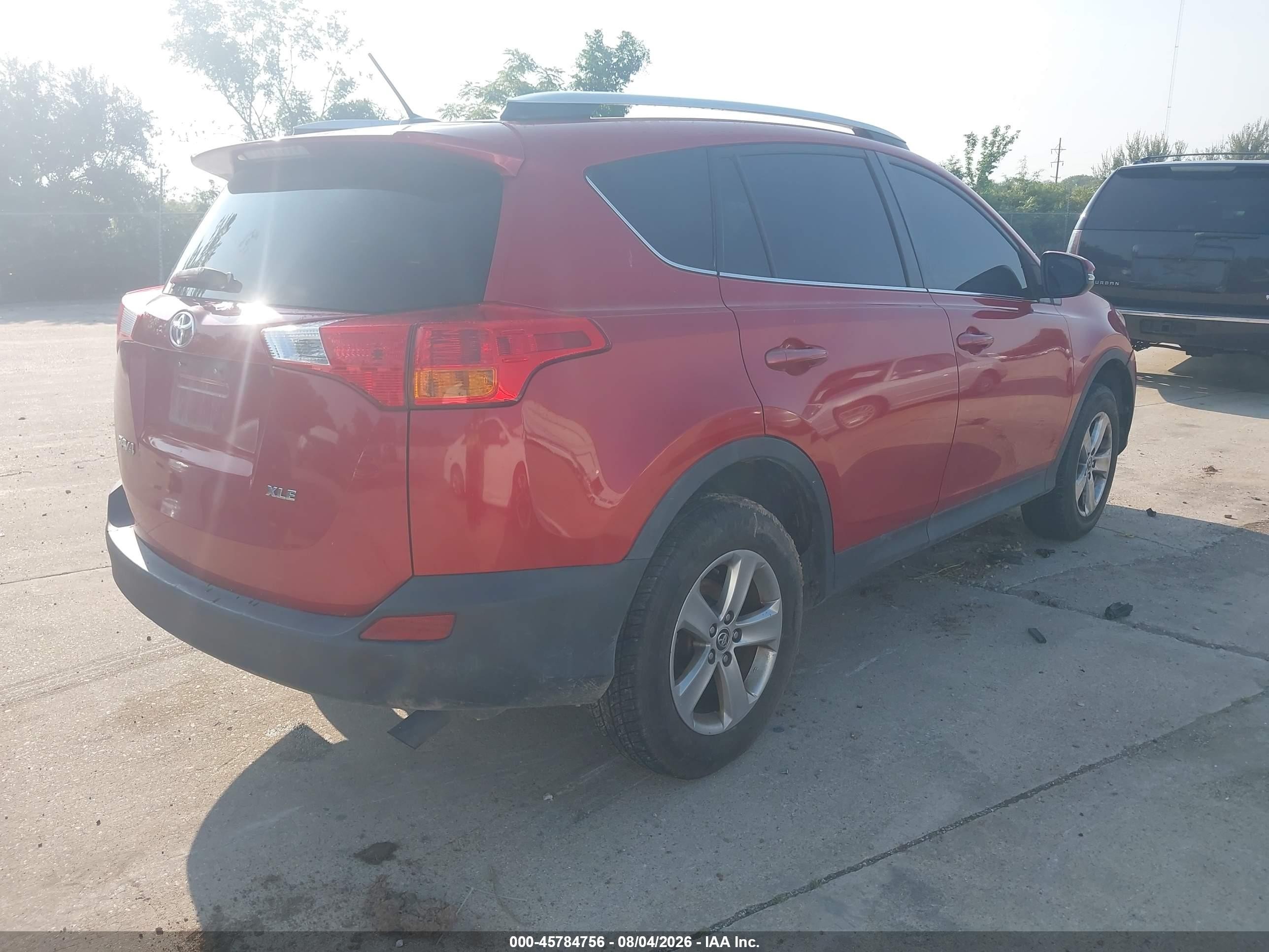 2015 Toyota Rav4 Xle Red vin: 2T3WFREV0FW168422