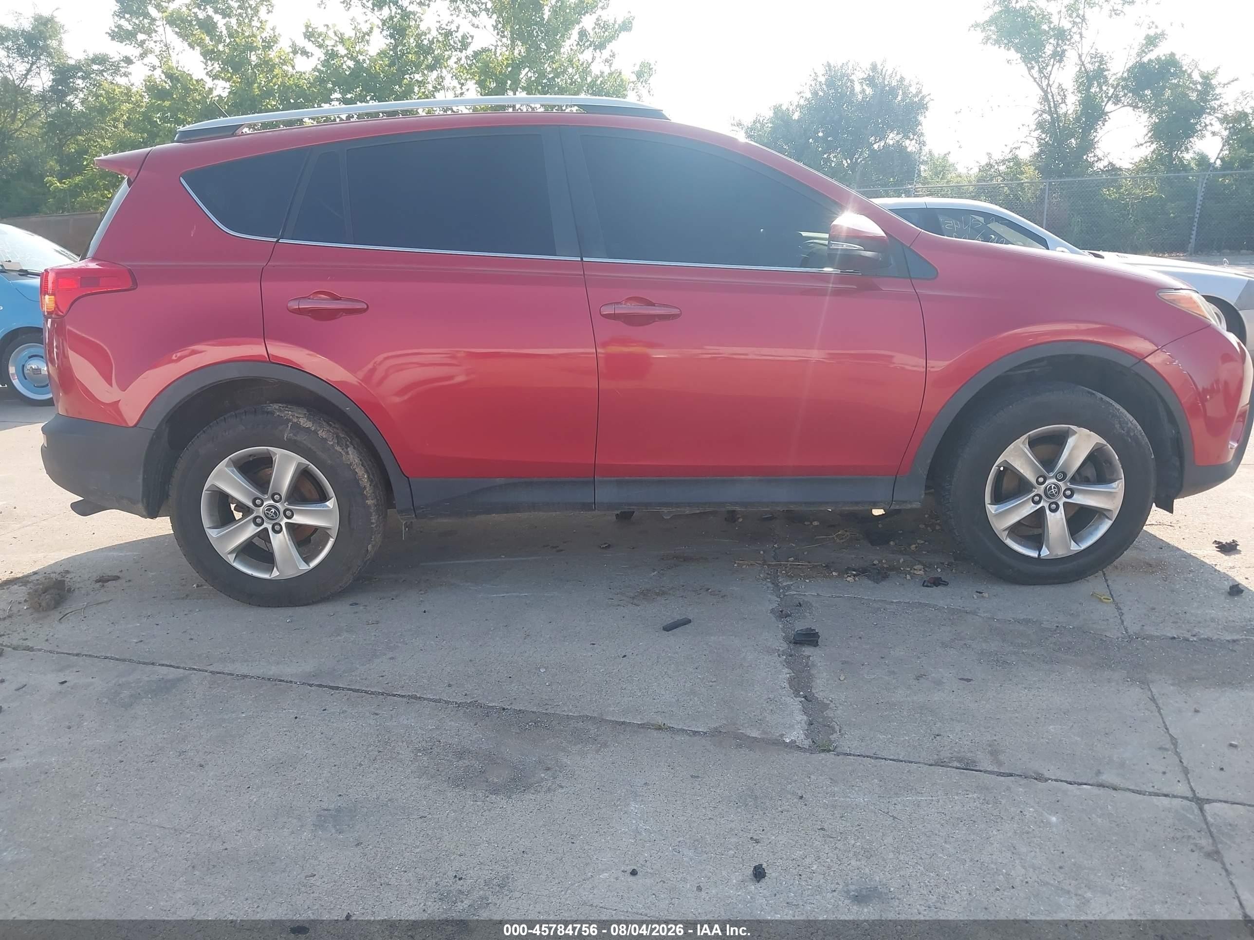 2015 Toyota Rav4 Xle Red vin: 2T3WFREV0FW168422