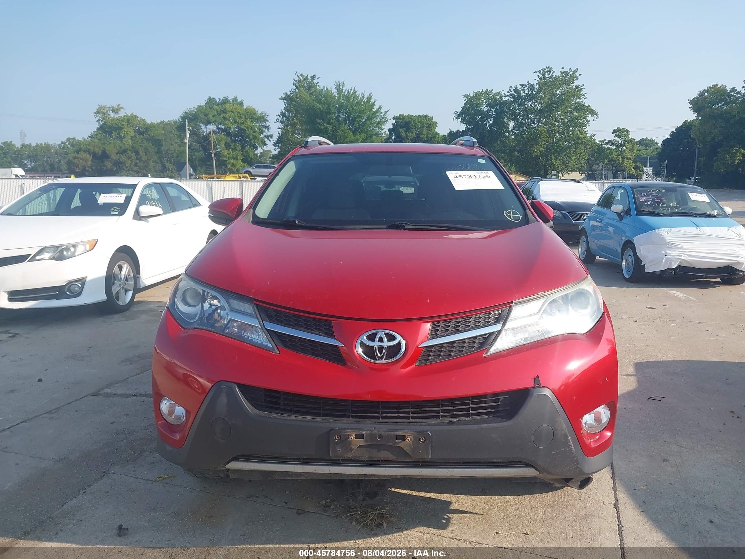 2015 Toyota Rav4 Xle Red vin: 2T3WFREV0FW168422