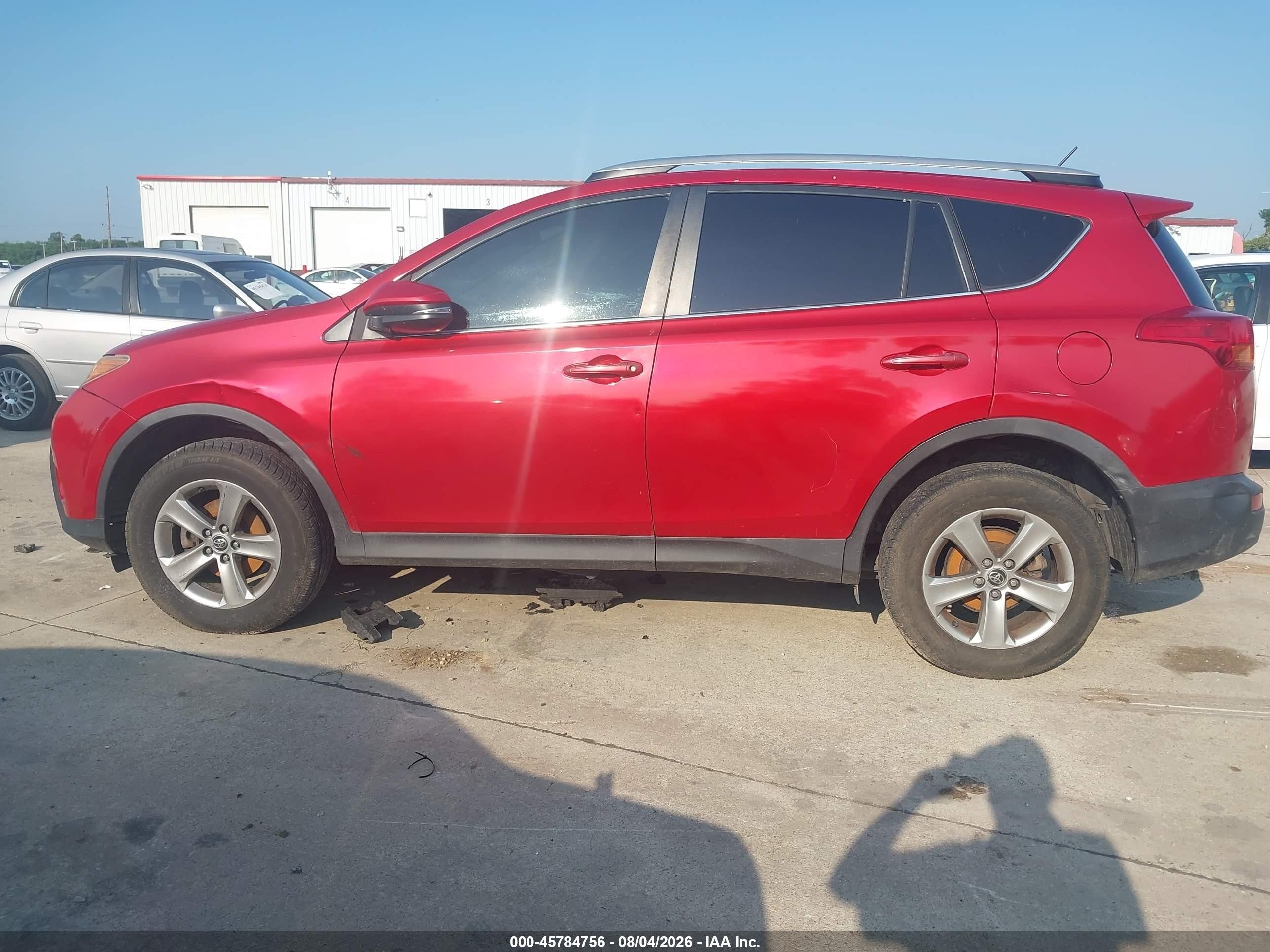 2015 Toyota Rav4 Xle Red vin: 2T3WFREV0FW168422