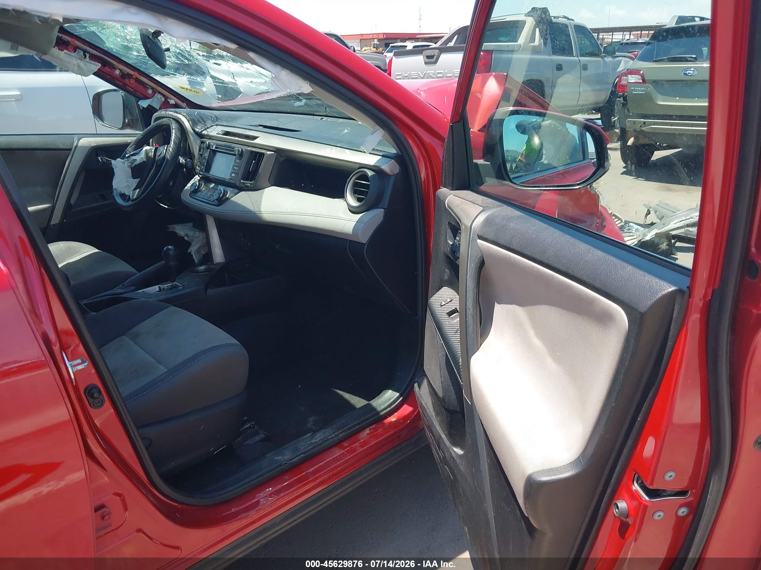 2015 Toyota Rav4 Xle Red vin: 2T3WFREV0FW223449