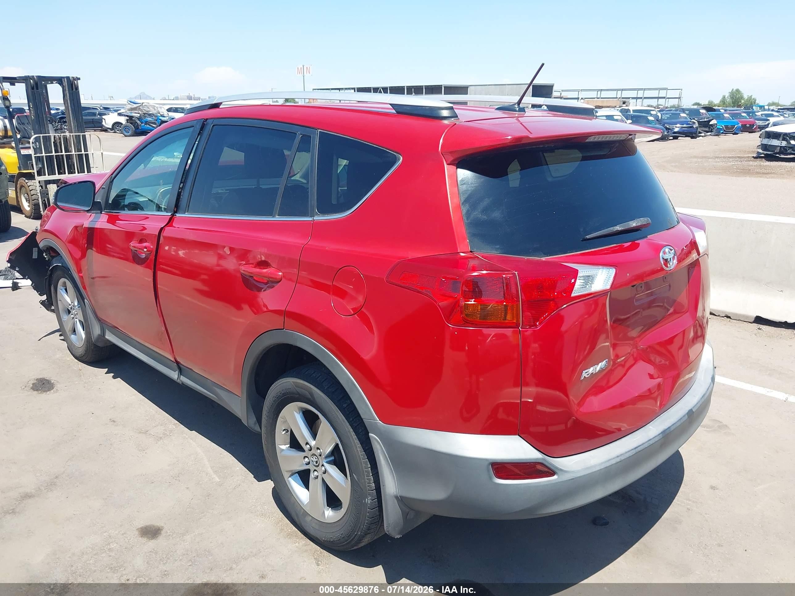 2015 Toyota Rav4 Xle Red vin: 2T3WFREV0FW223449