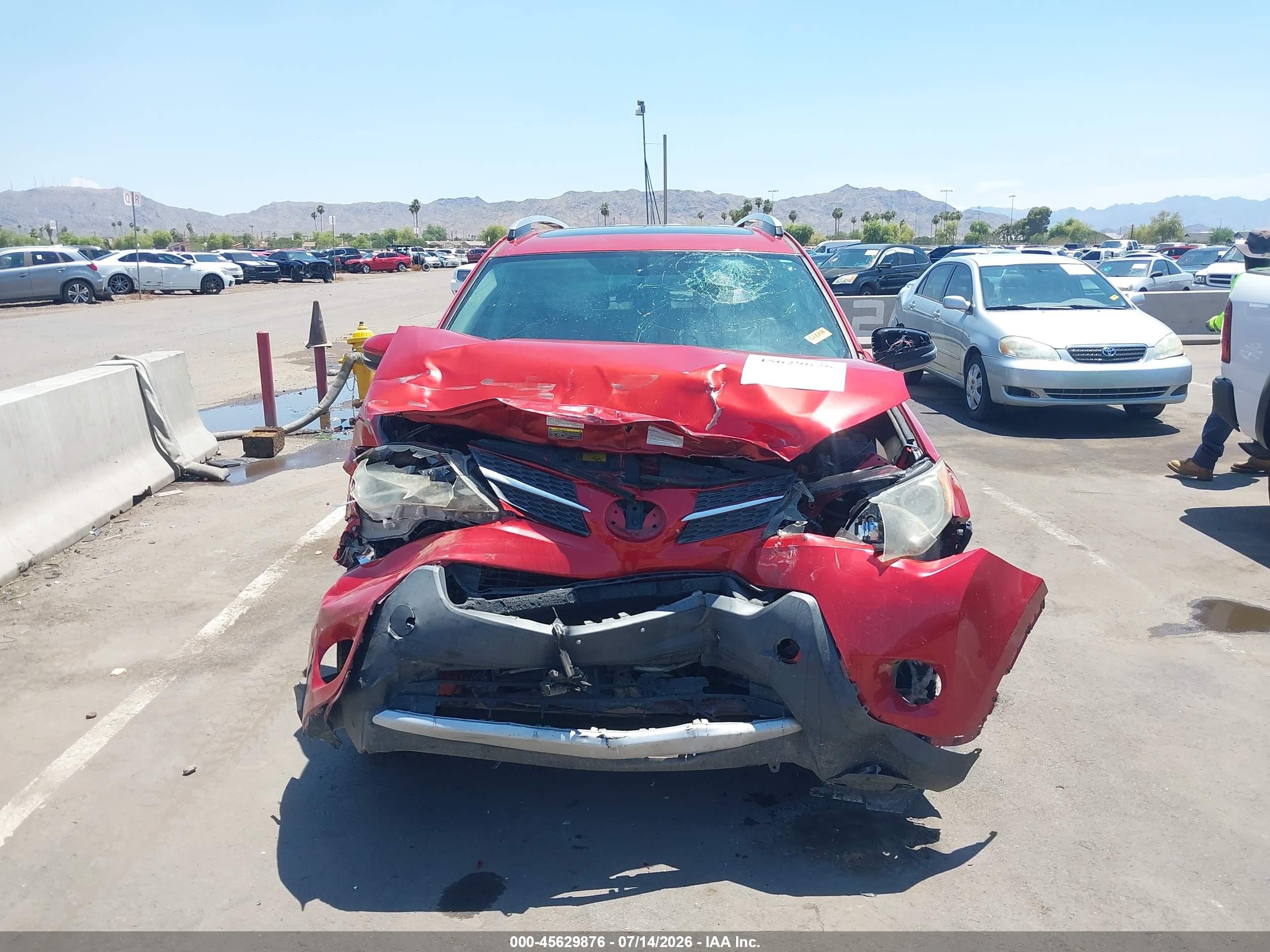 2015 Toyota Rav4 Xle Red vin: 2T3WFREV0FW223449