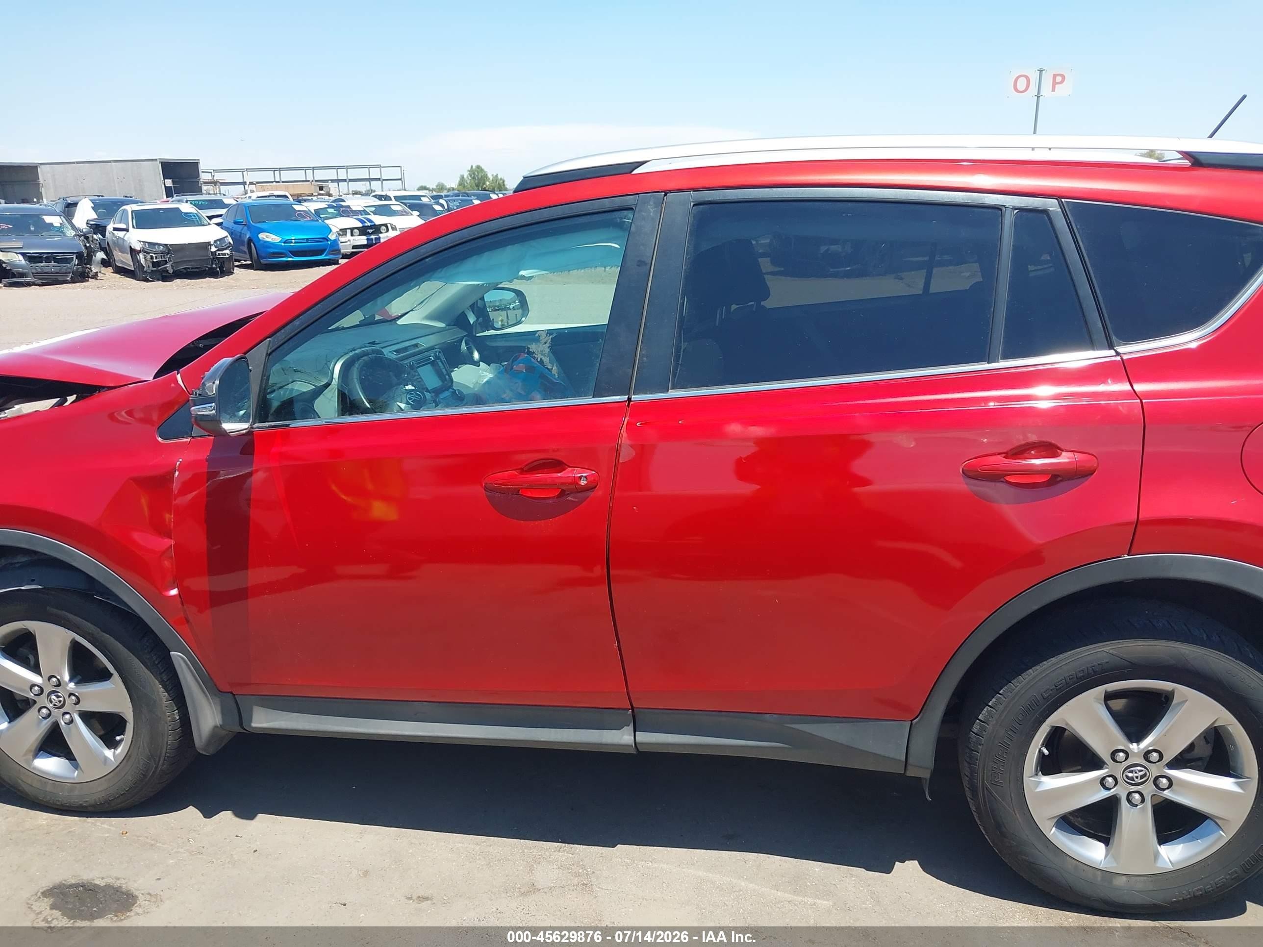 2015 Toyota Rav4 Xle Red vin: 2T3WFREV0FW223449