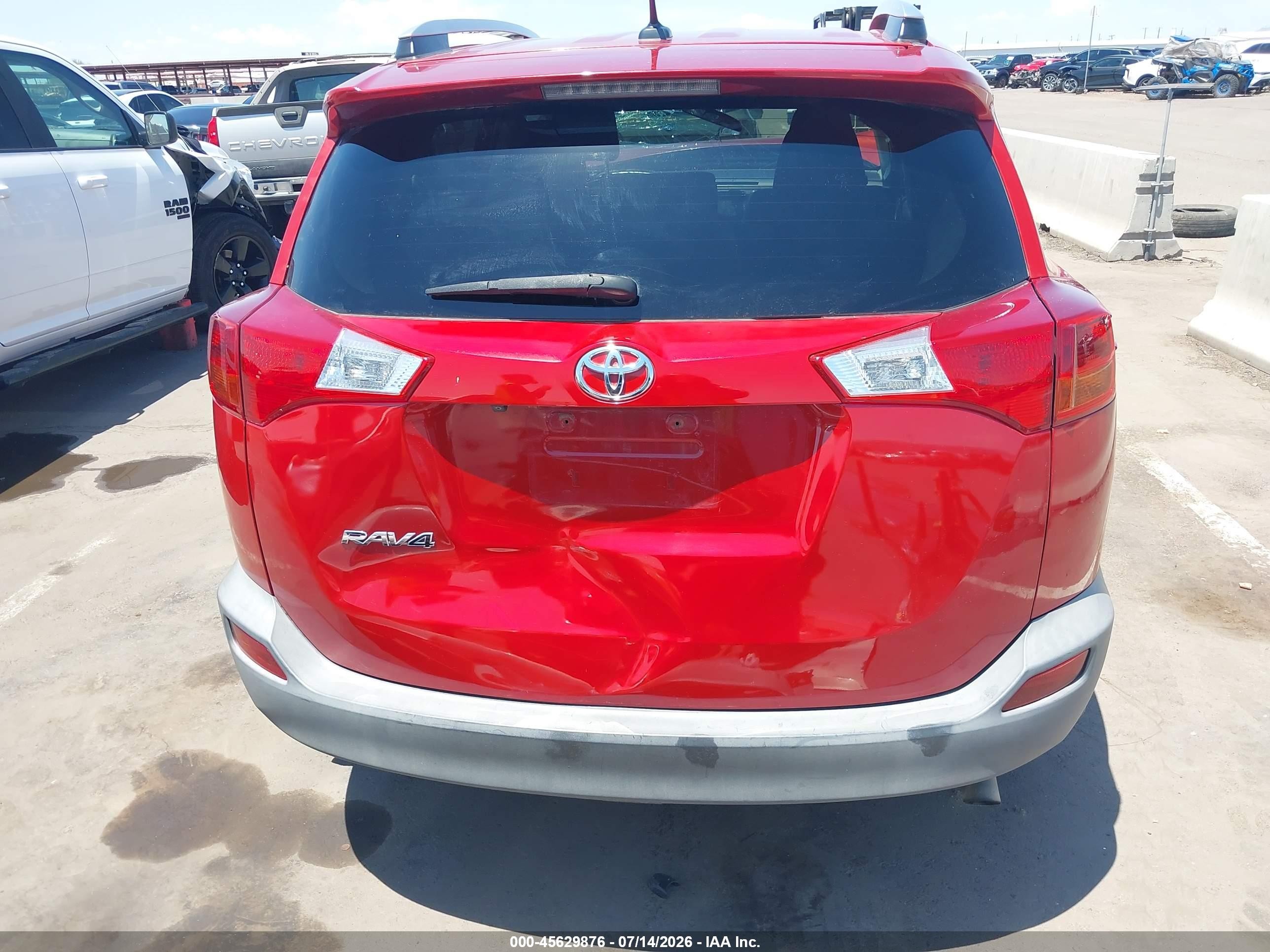 2015 Toyota Rav4 Xle Red vin: 2T3WFREV0FW223449