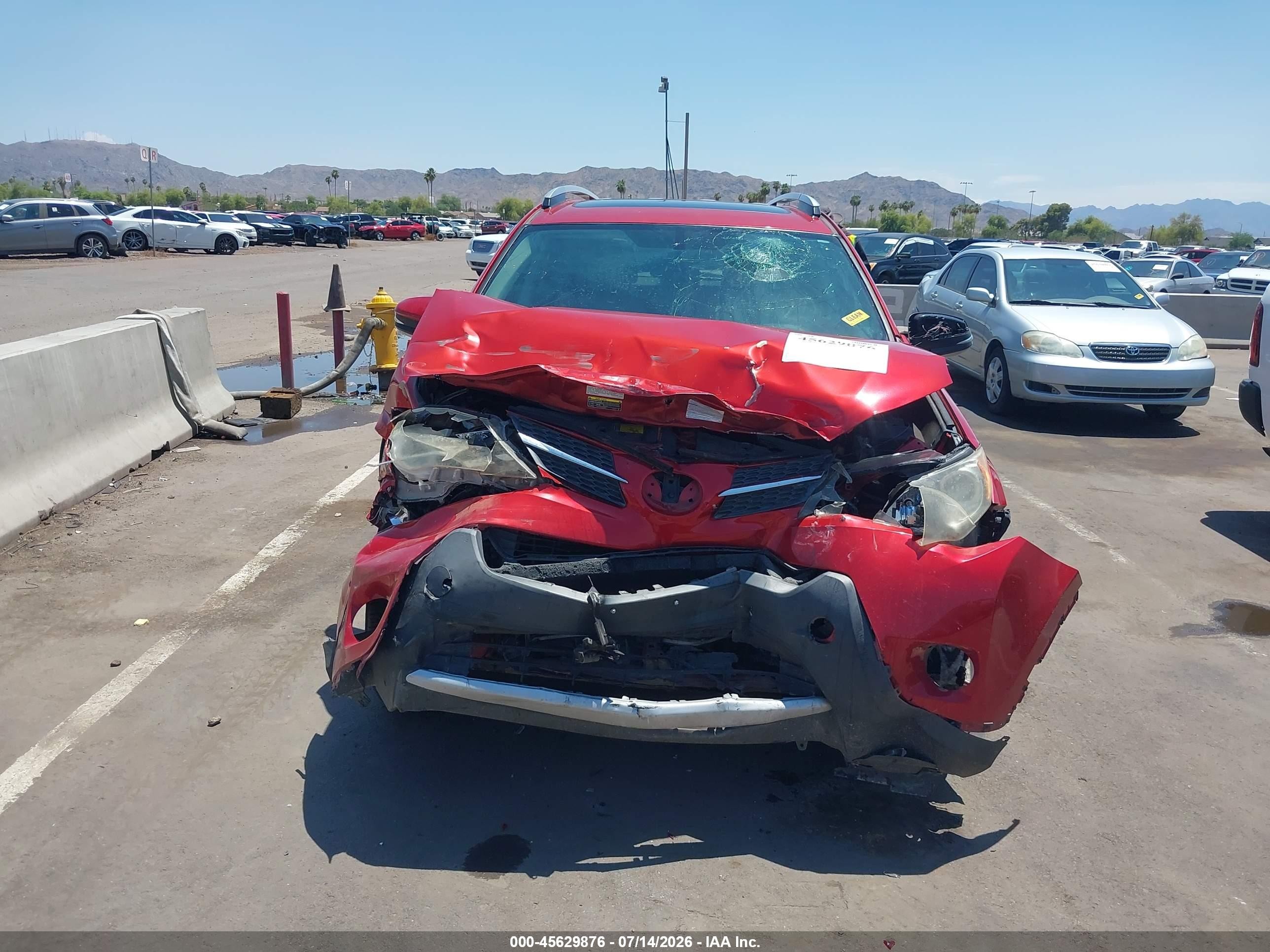 2015 Toyota Rav4 Xle Red vin: 2T3WFREV0FW223449