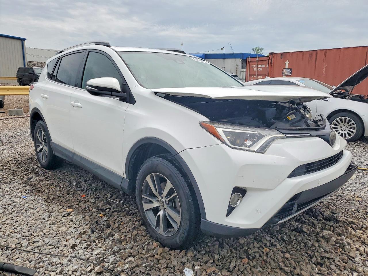 2017 Toyota Rav4 Xle White vin: 2T3WFREV0HW382698