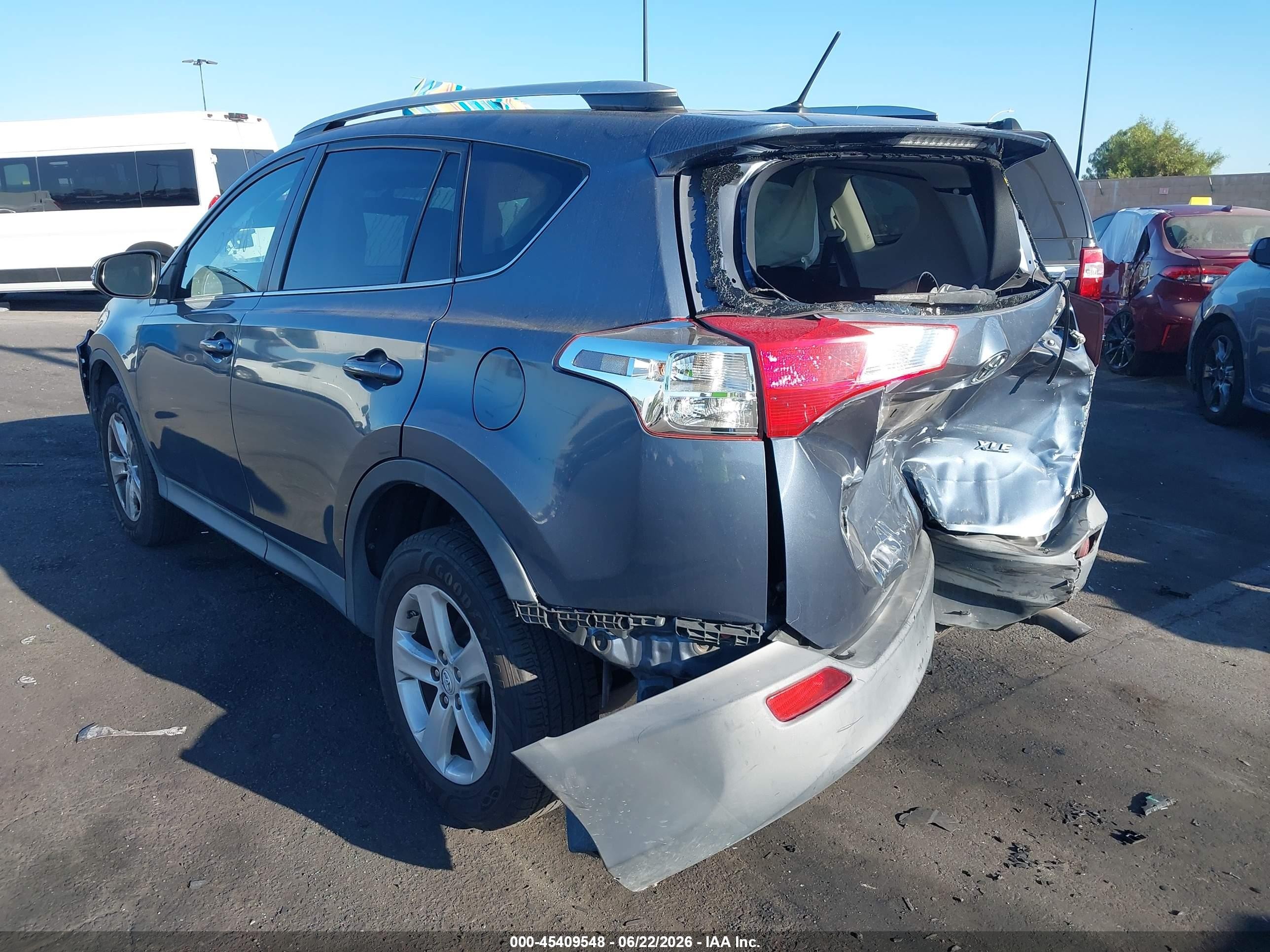 2013 Toyota Rav4 Xle Blue vin: 2T3WFREV1DW025587