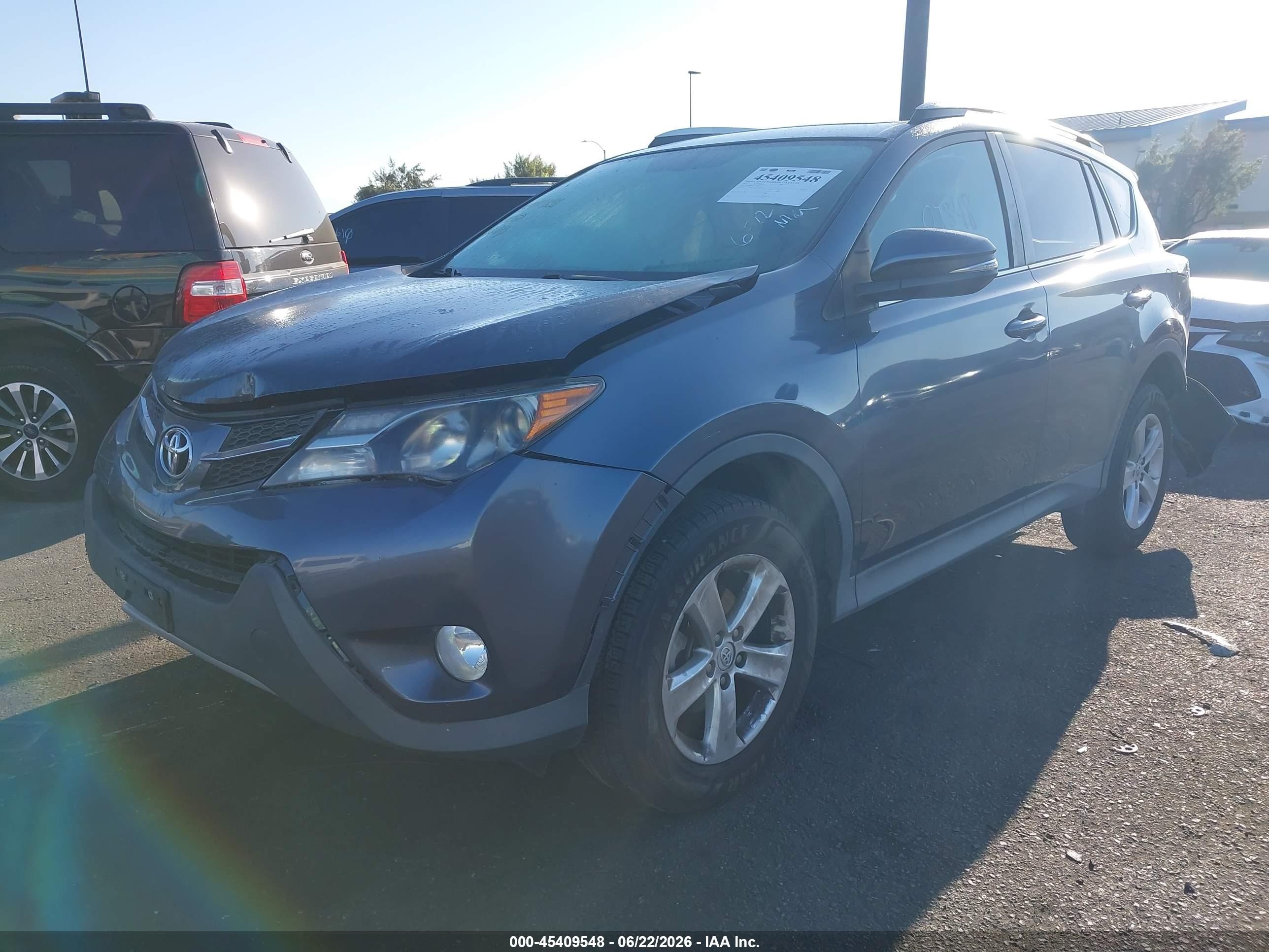 2013 Toyota Rav4 Xle Blue vin: 2T3WFREV1DW025587