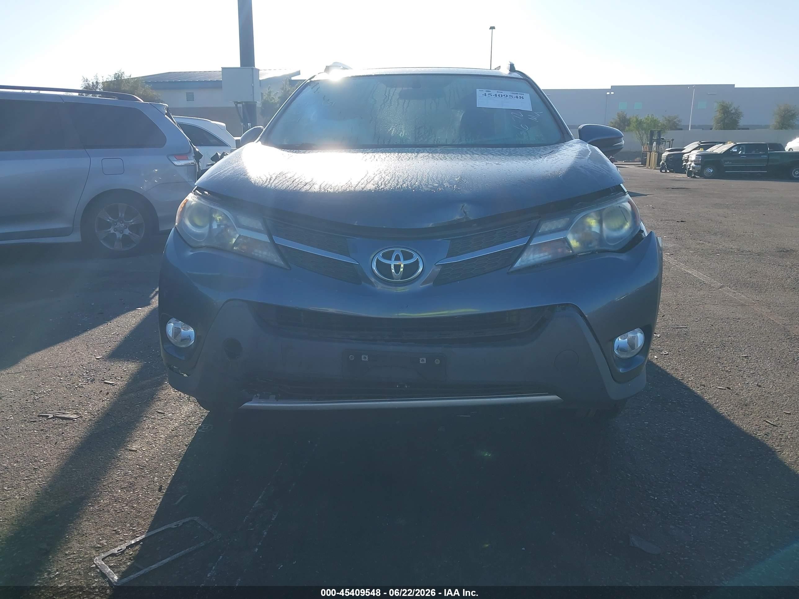 2013 Toyota Rav4 Xle Blue vin: 2T3WFREV1DW025587