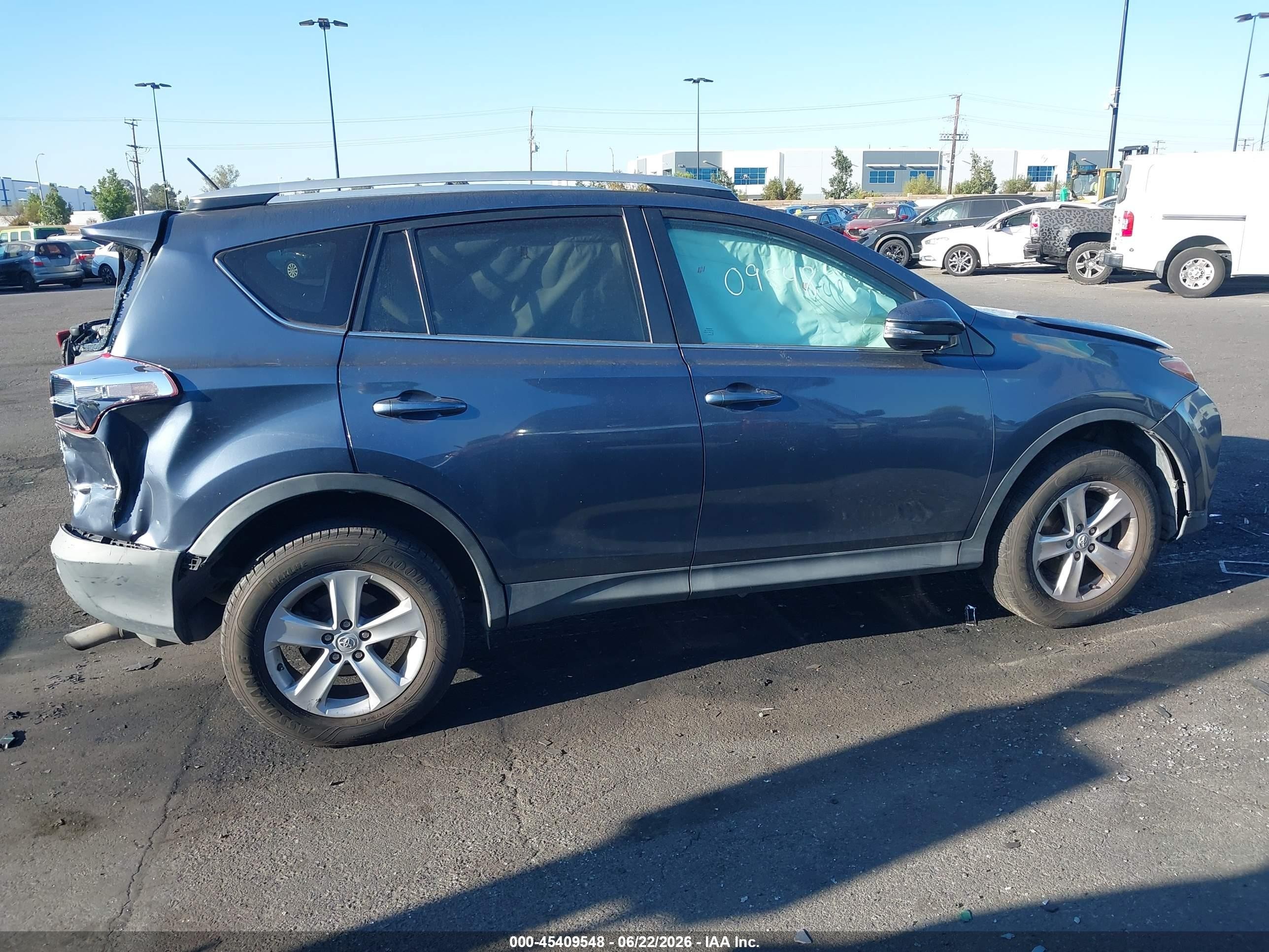 2013 Toyota Rav4 Xle Blue vin: 2T3WFREV1DW025587