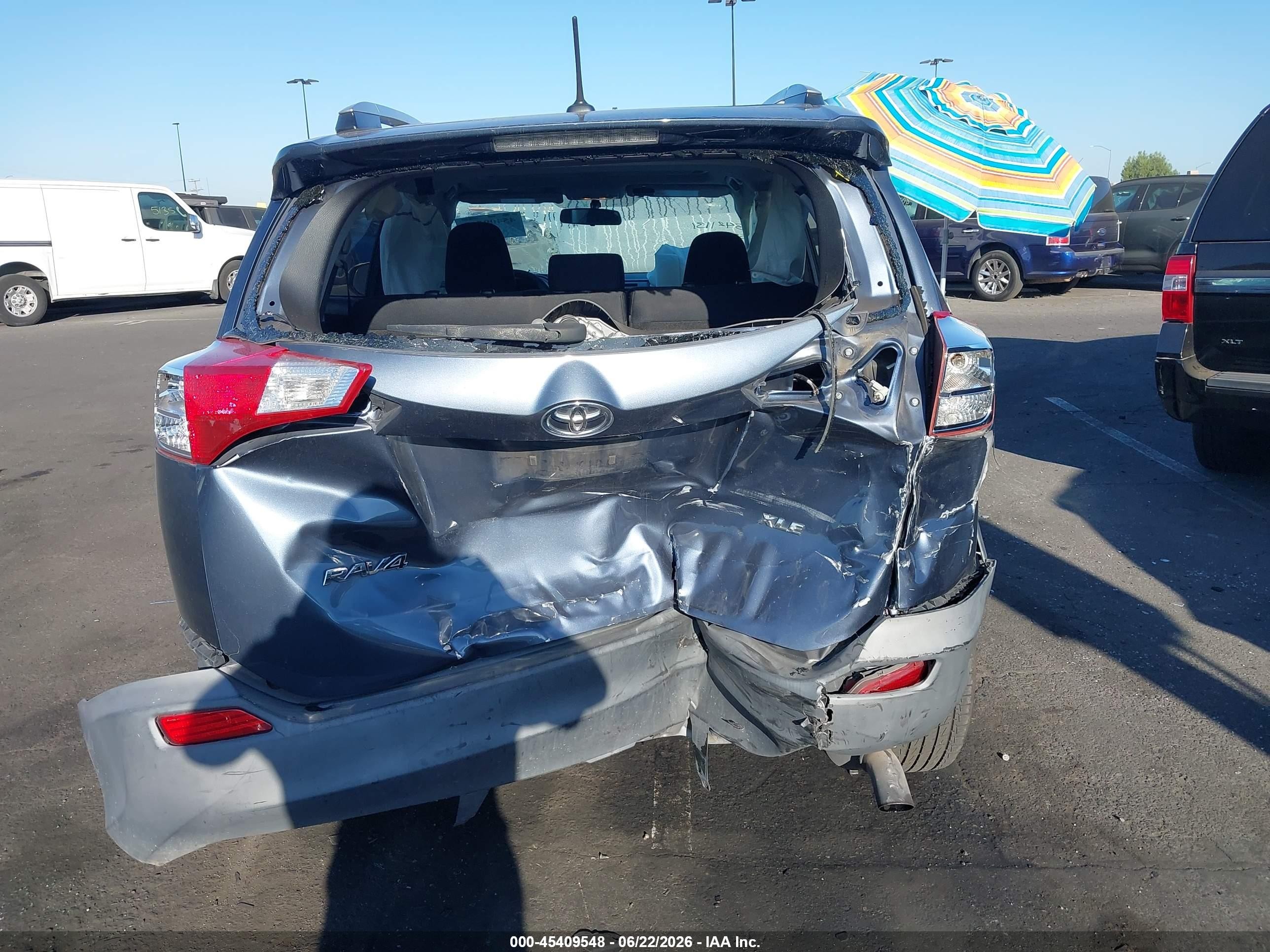 2013 Toyota Rav4 Xle Blue vin: 2T3WFREV1DW025587