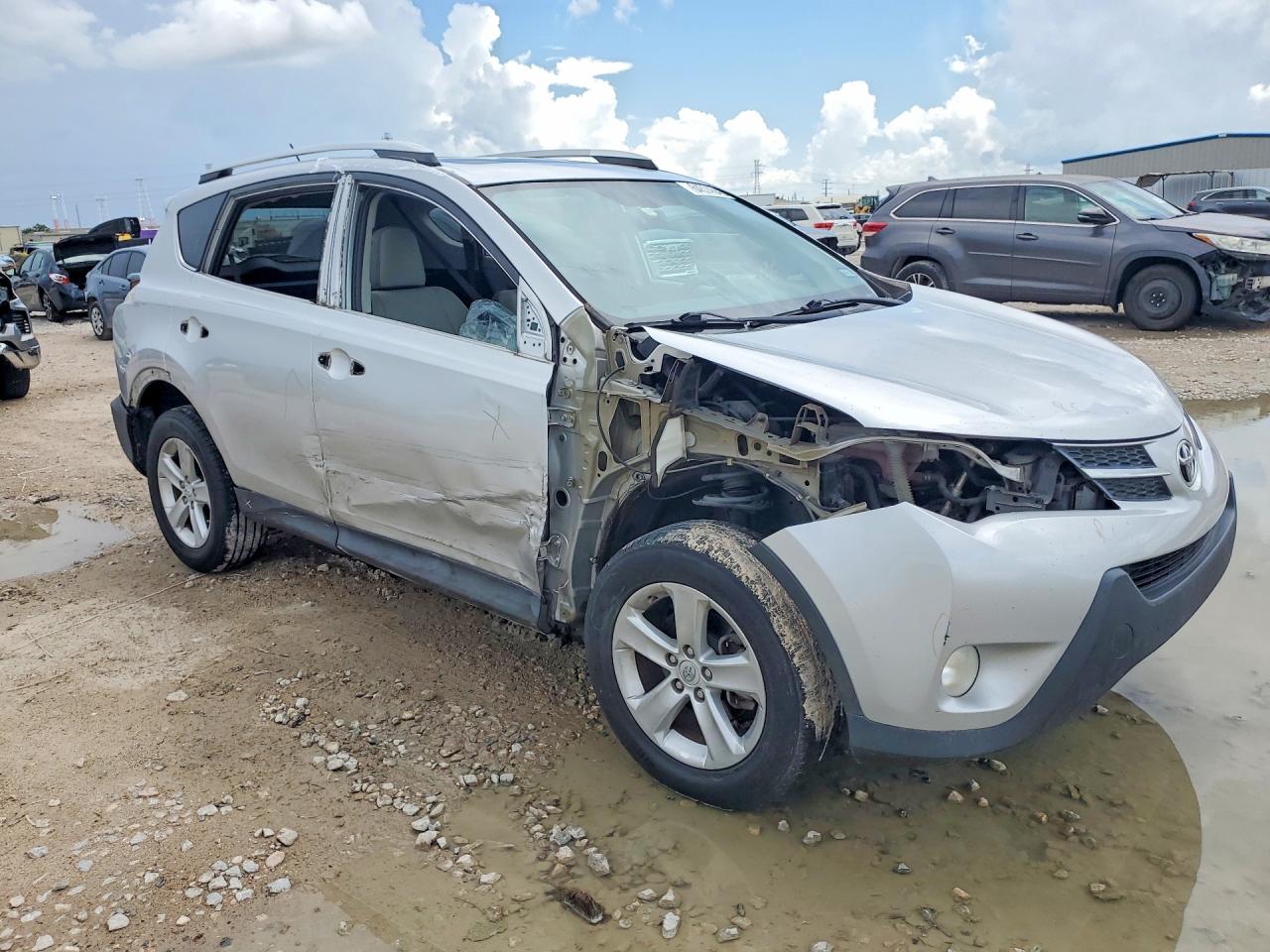 2013 Toyota Rav4 Xle Silver vin: 2T3WFREV1DW070657