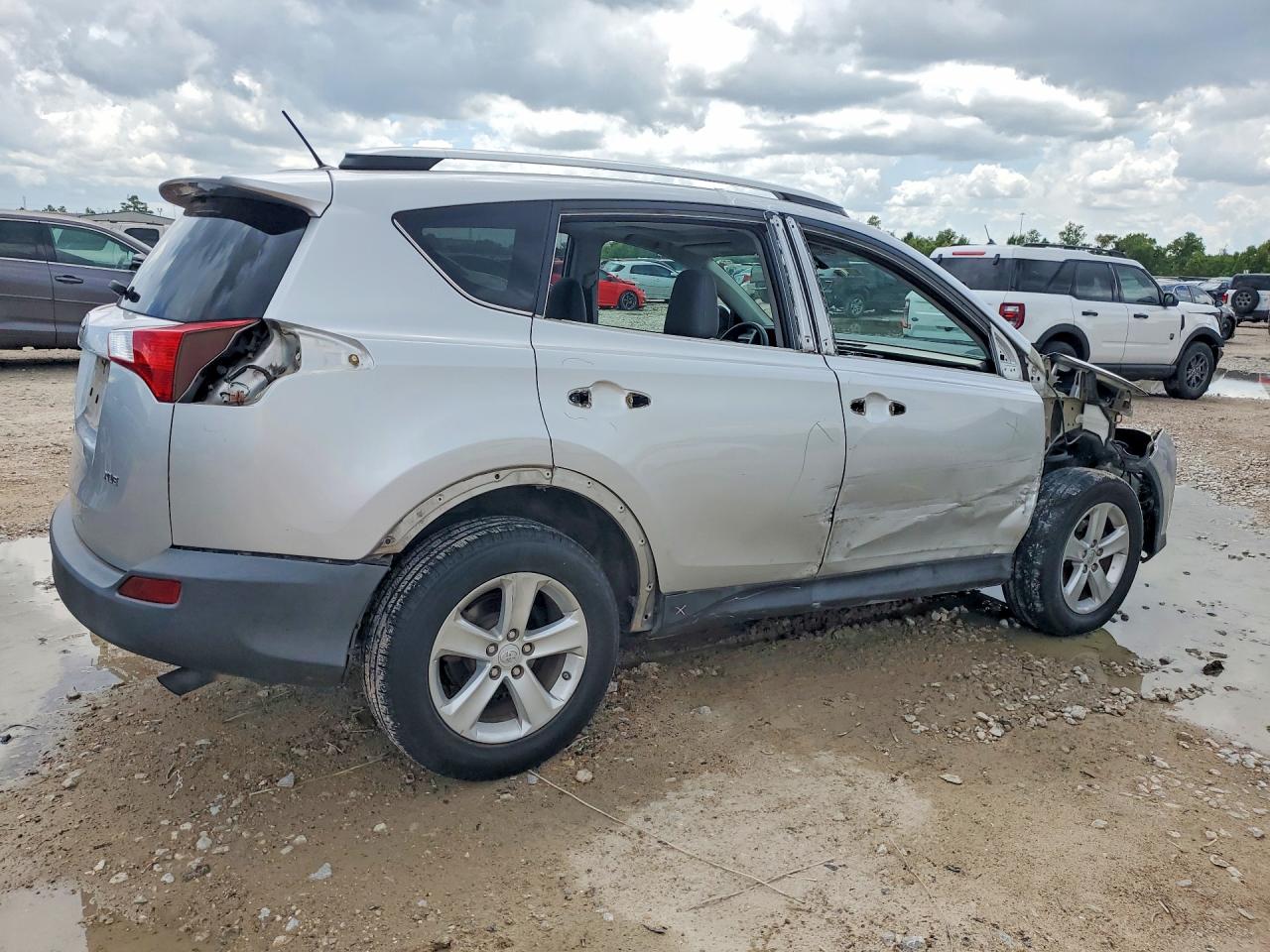 2013 Toyota Rav4 Xle Silver vin: 2T3WFREV1DW070657