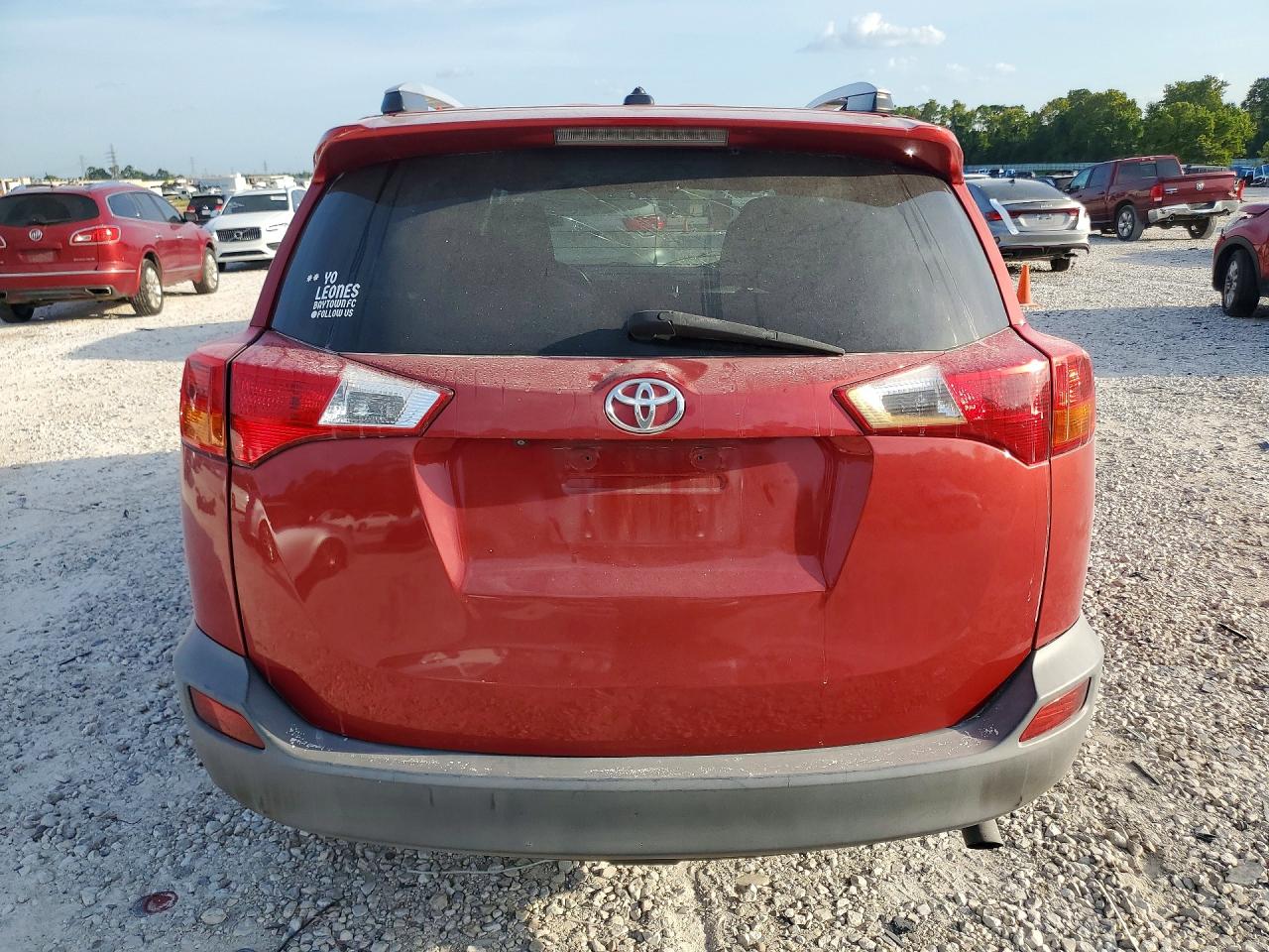 2013 Toyota Rav4 Xle Red vin: 2T3WFREV1DW072215