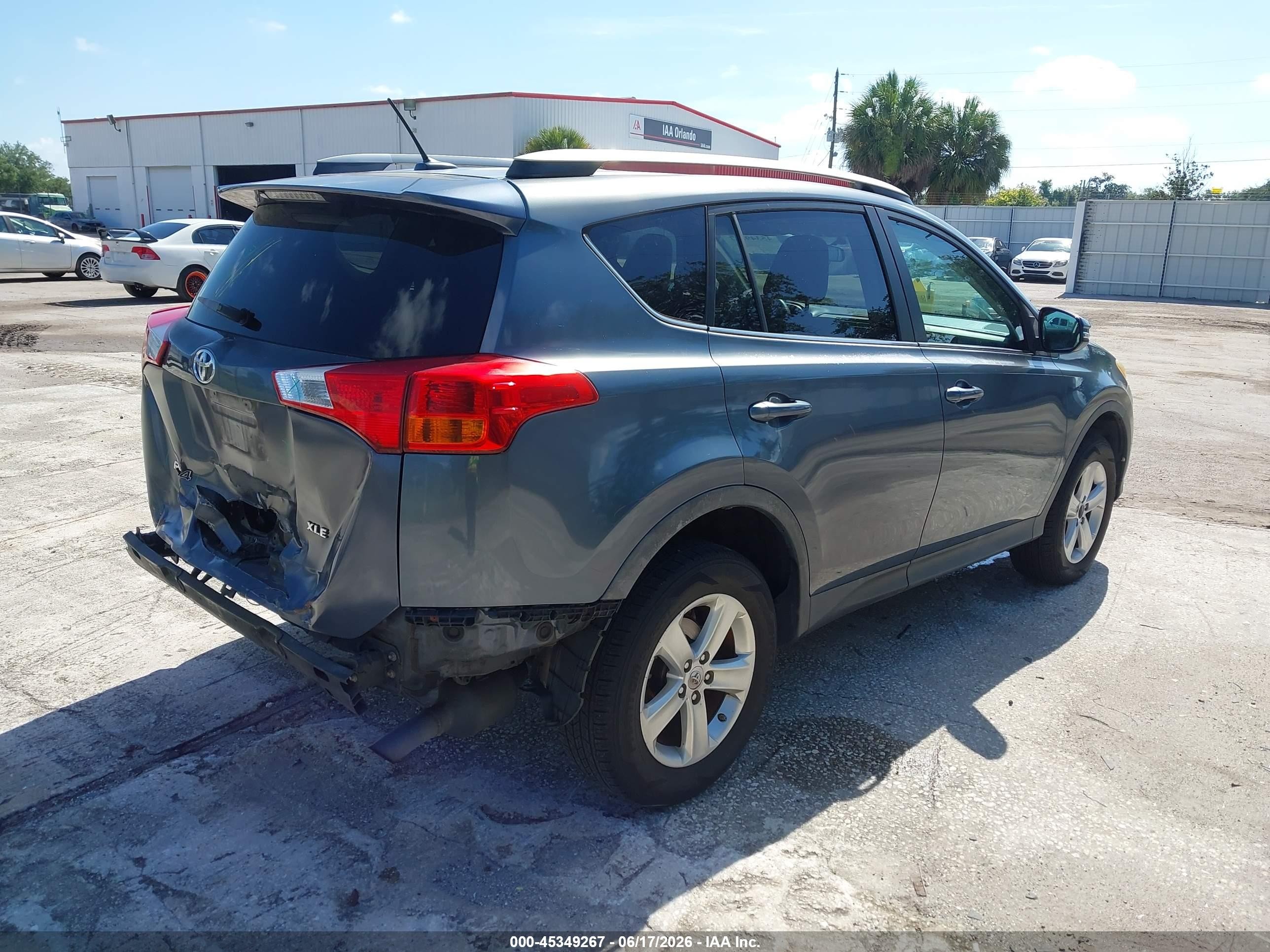 2014 Toyota Rav4 Xle Gray vin: 2T3WFREV1EW082552
