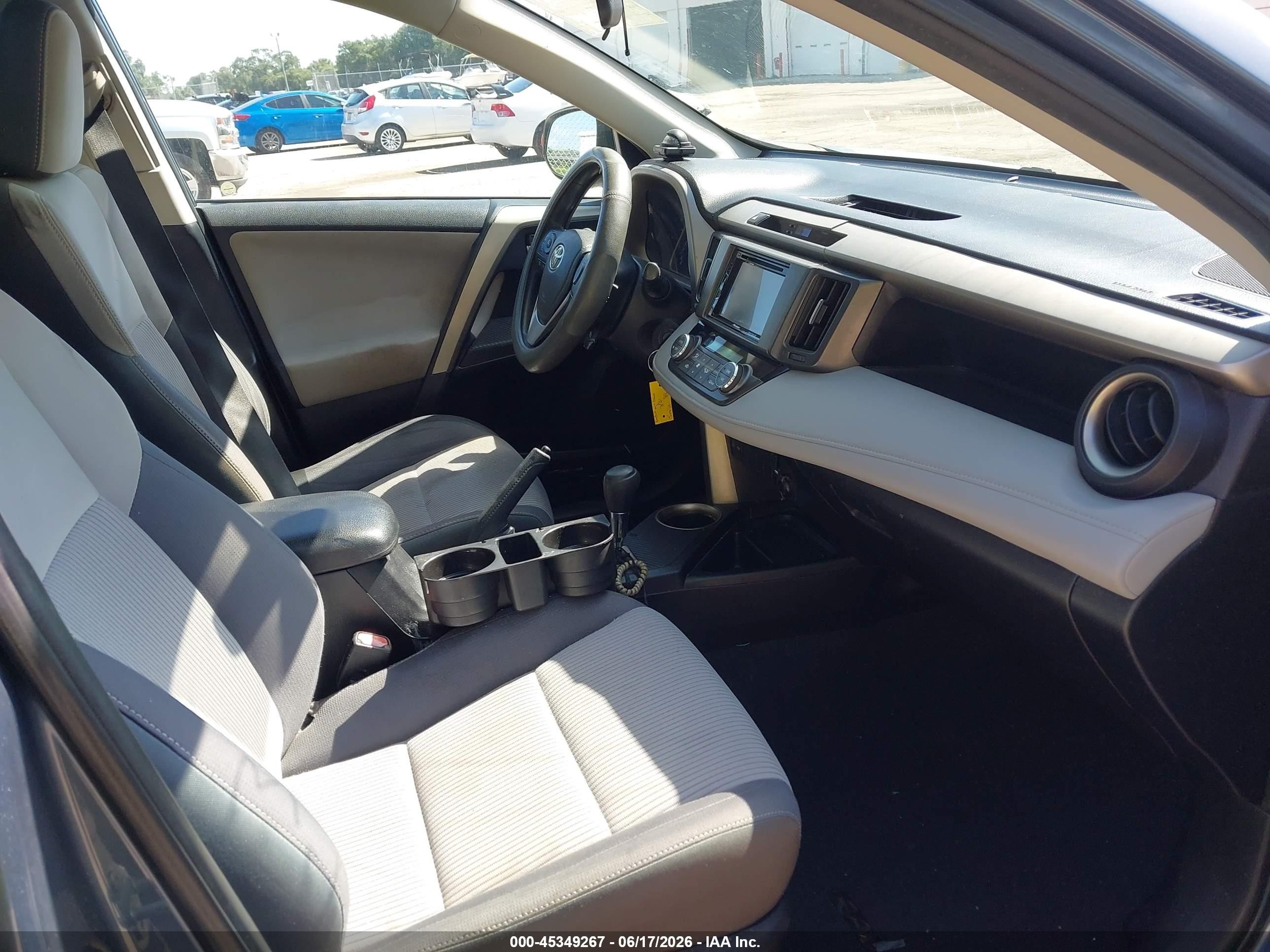 2014 Toyota Rav4 Xle Gray vin: 2T3WFREV1EW082552