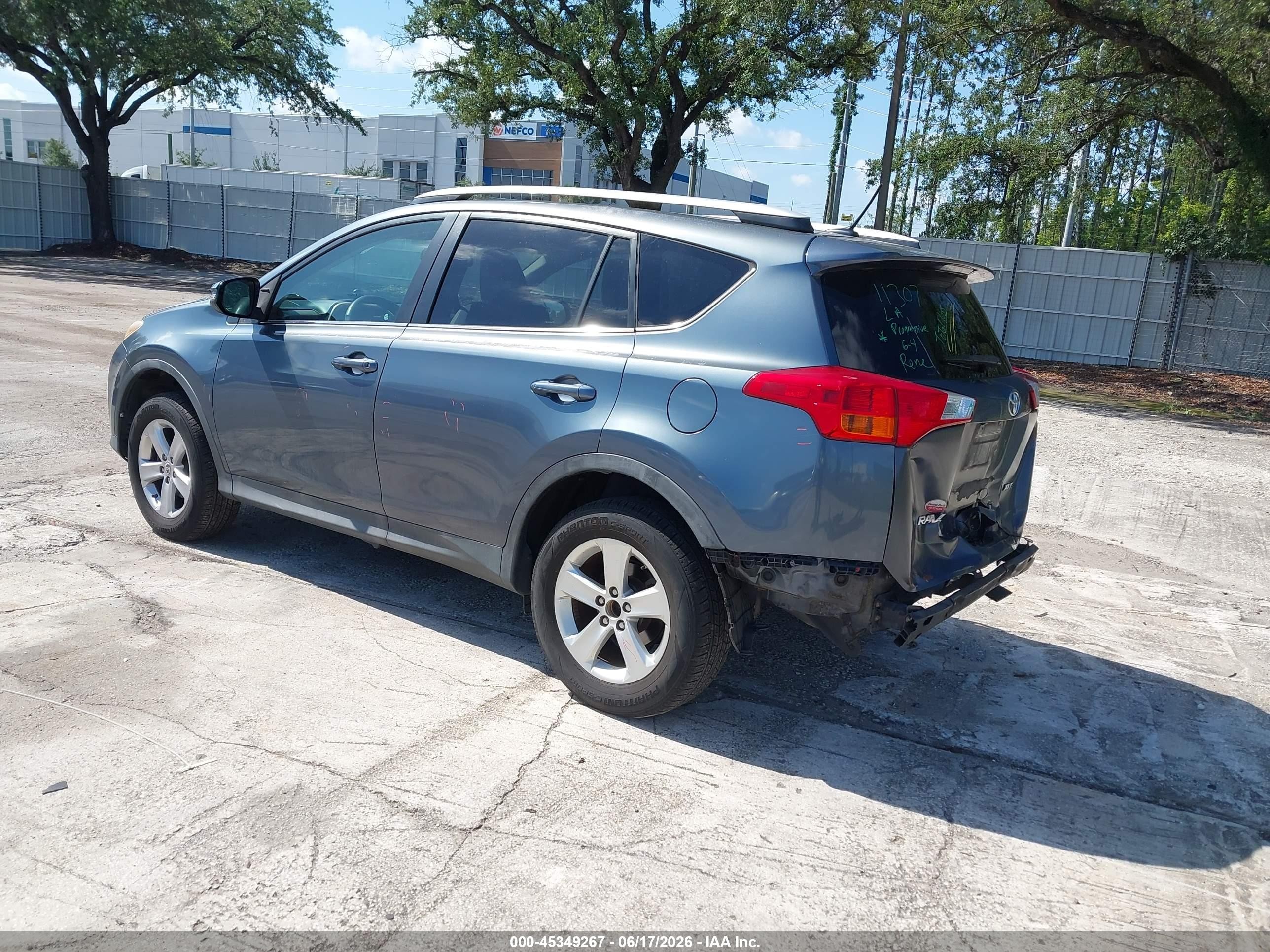 2014 Toyota Rav4 Xle Gray vin: 2T3WFREV1EW082552