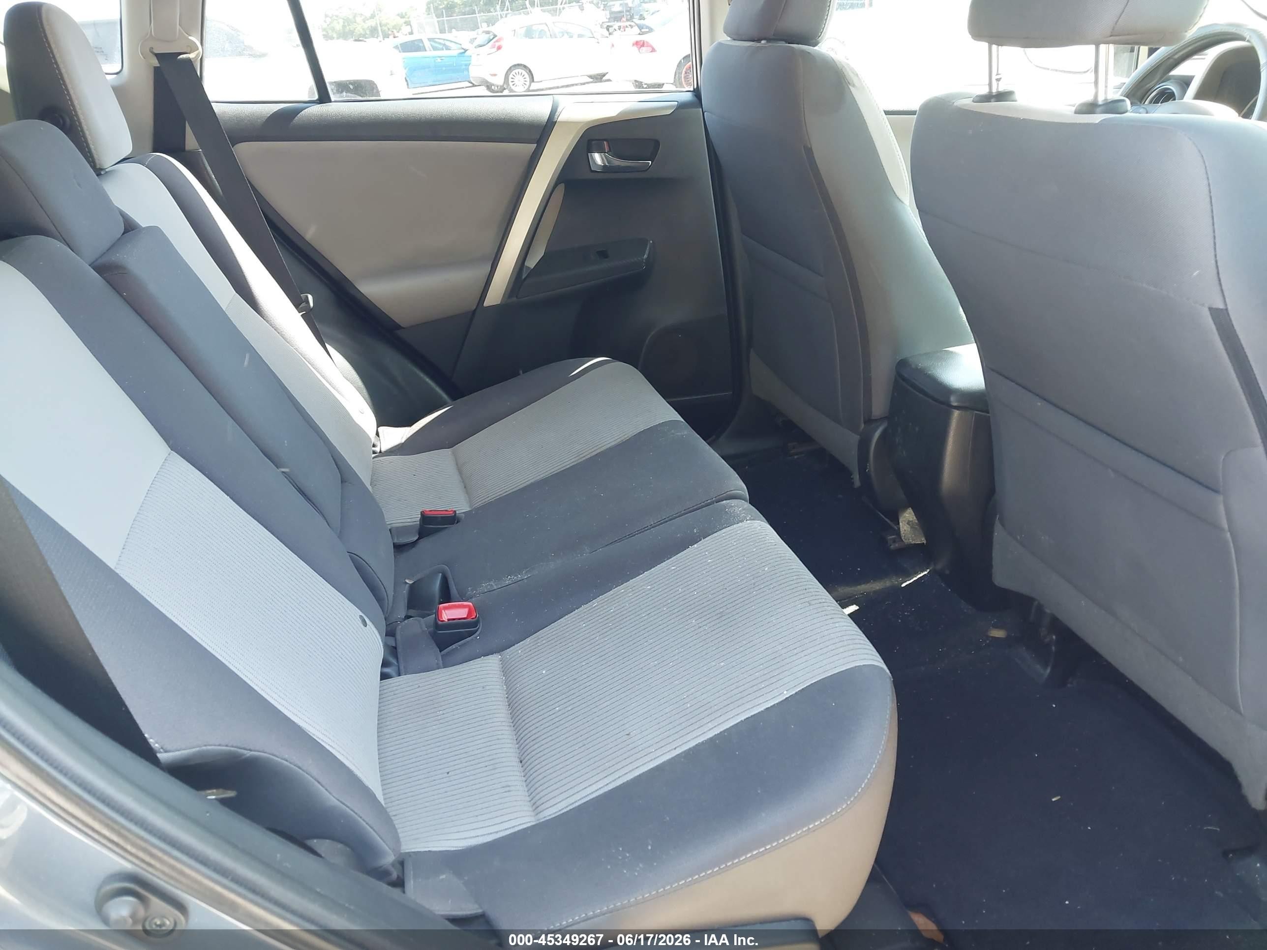 2014 Toyota Rav4 Xle Gray vin: 2T3WFREV1EW082552