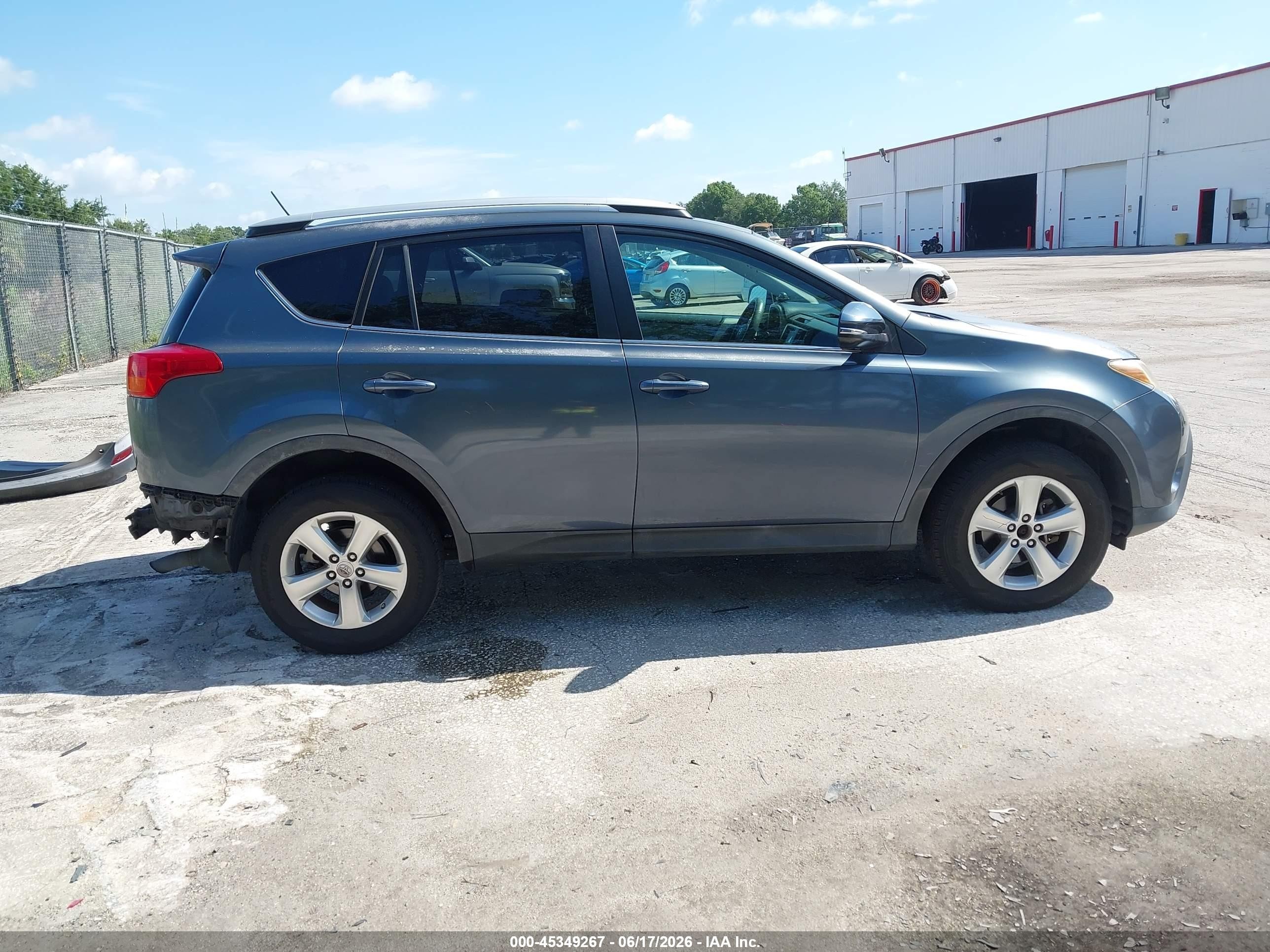 2014 Toyota Rav4 Xle Gray vin: 2T3WFREV1EW082552
