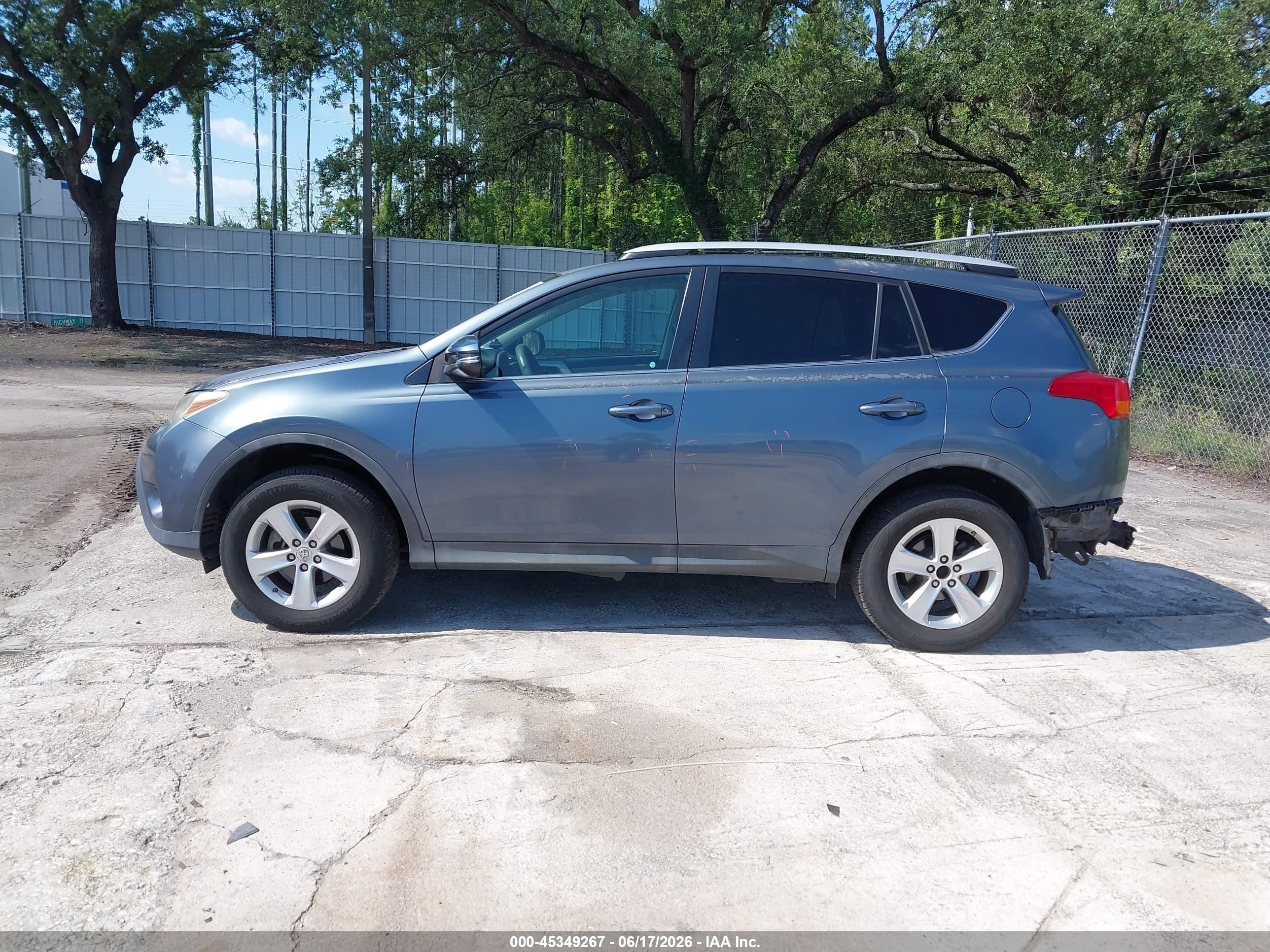 2014 Toyota Rav4 Xle Gray vin: 2T3WFREV1EW082552
