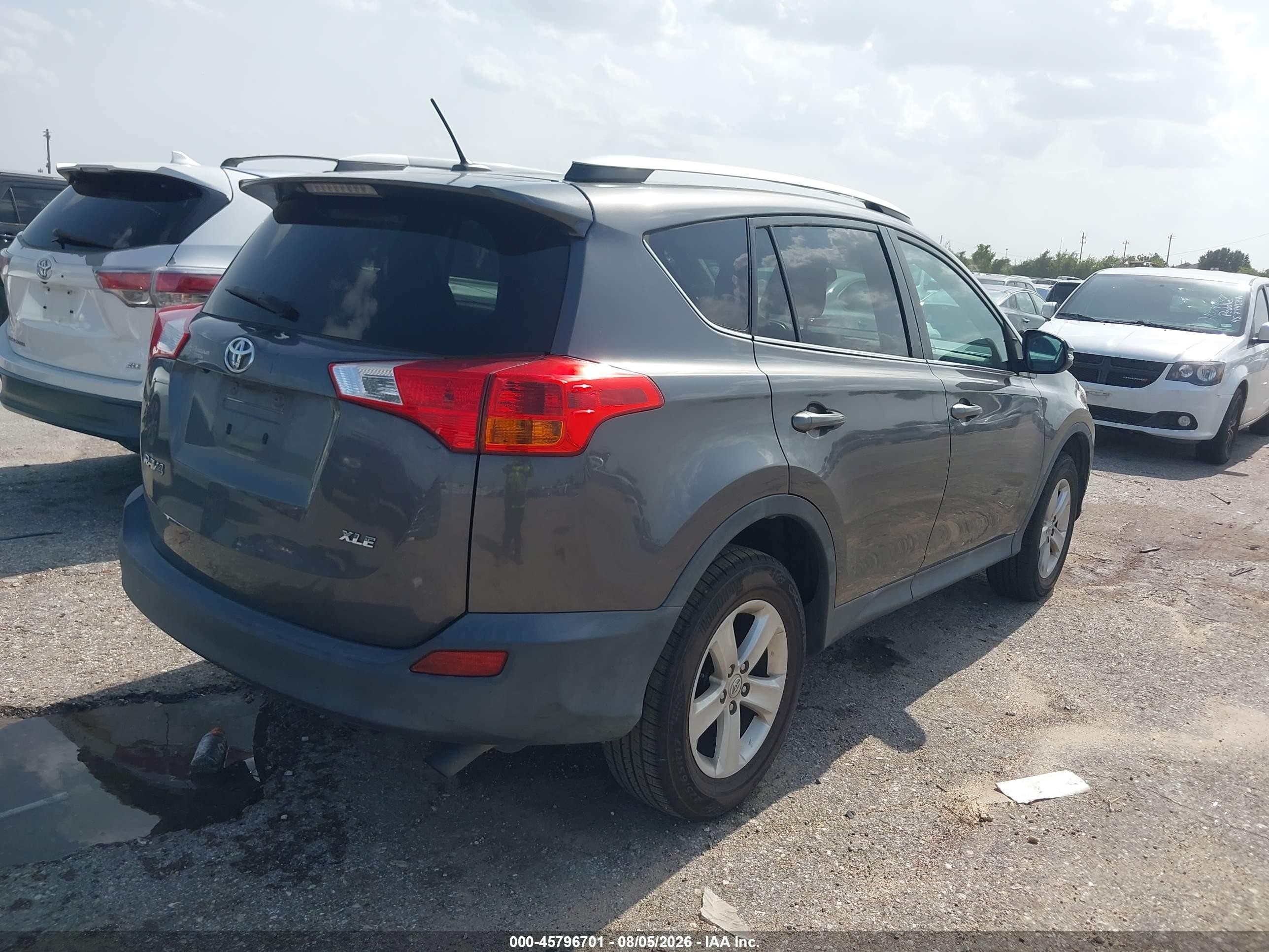 2014 Toyota Rav4 Xle Gray vin: 2T3WFREV1EW097844