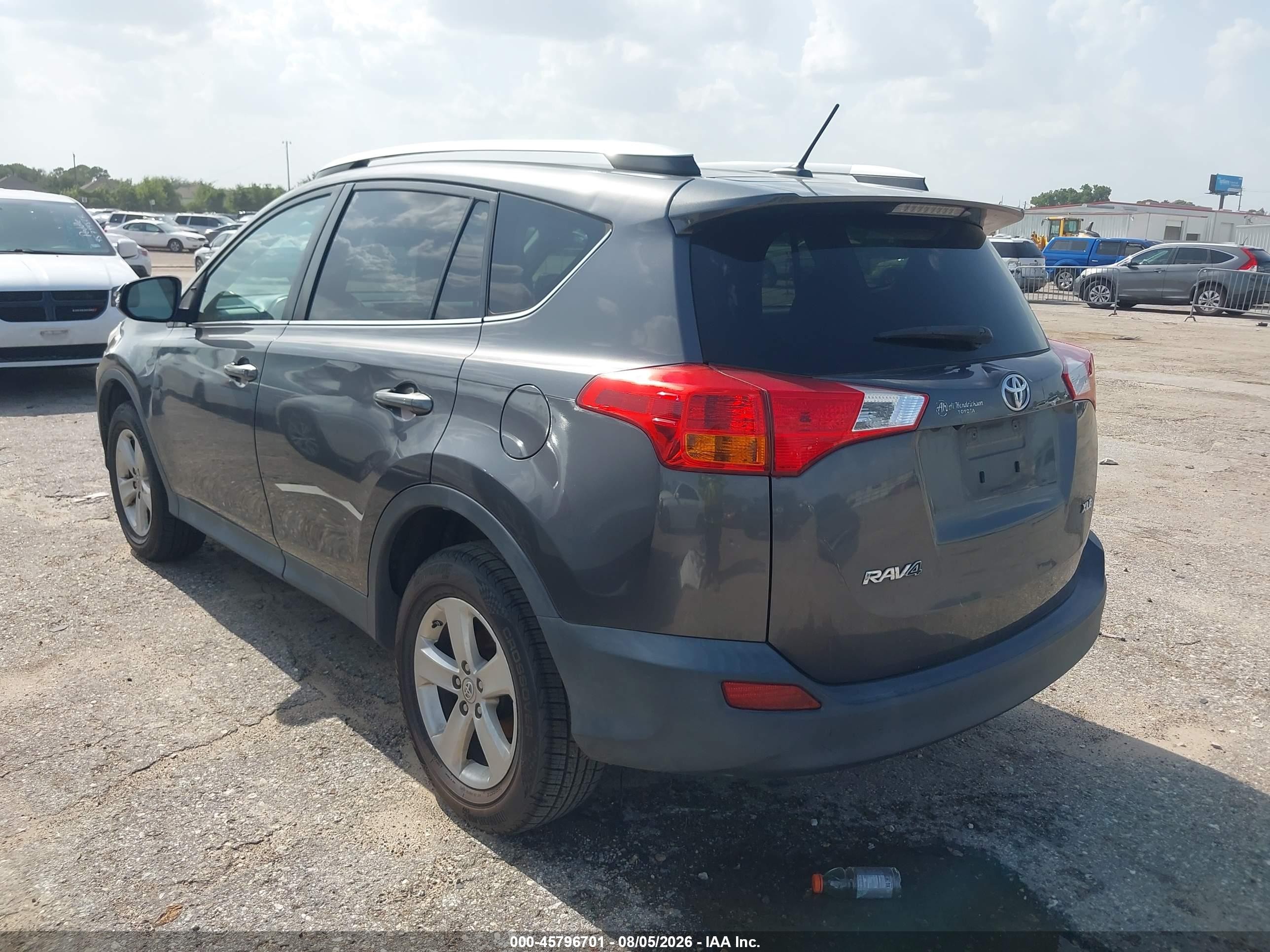 2014 Toyota Rav4 Xle Gray vin: 2T3WFREV1EW097844