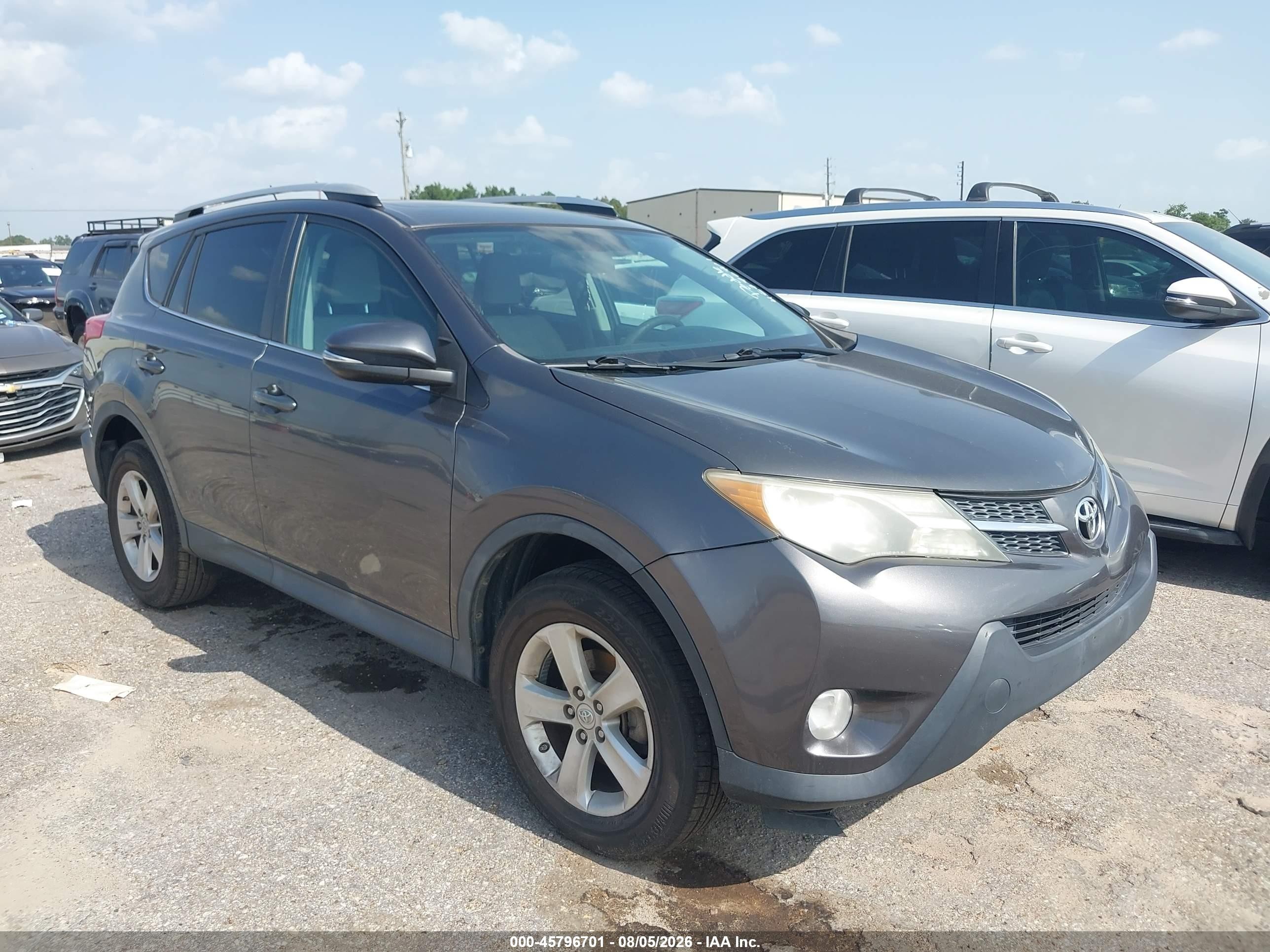 2014 Toyota Rav4 Xle Gray vin: 2T3WFREV1EW097844