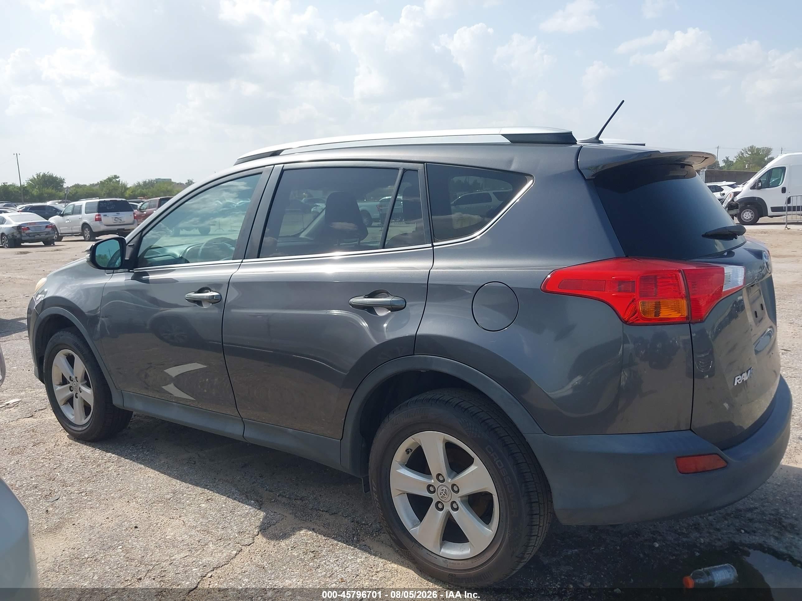 2014 Toyota Rav4 Xle Gray vin: 2T3WFREV1EW097844
