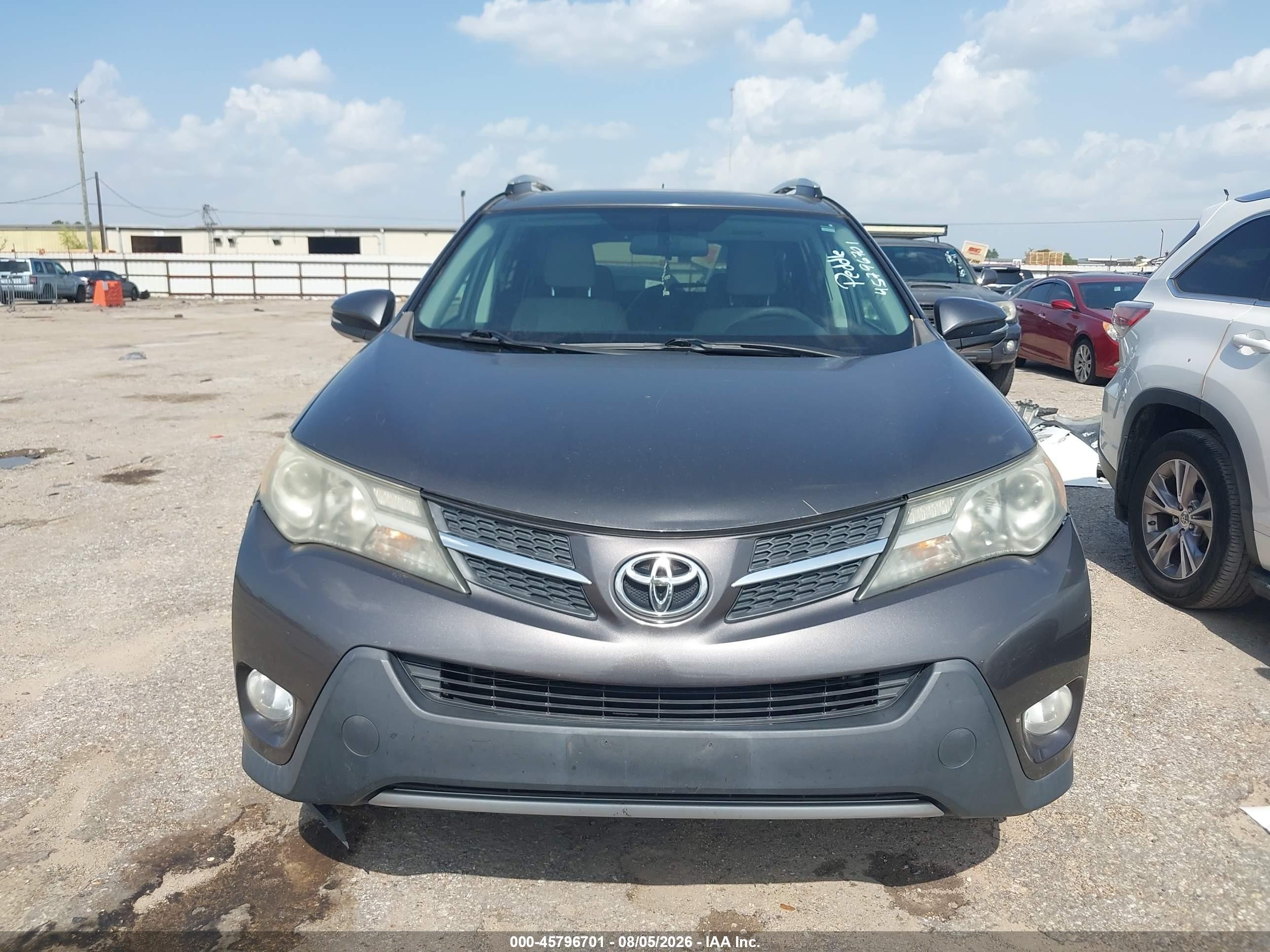 2014 Toyota Rav4 Xle Gray vin: 2T3WFREV1EW097844