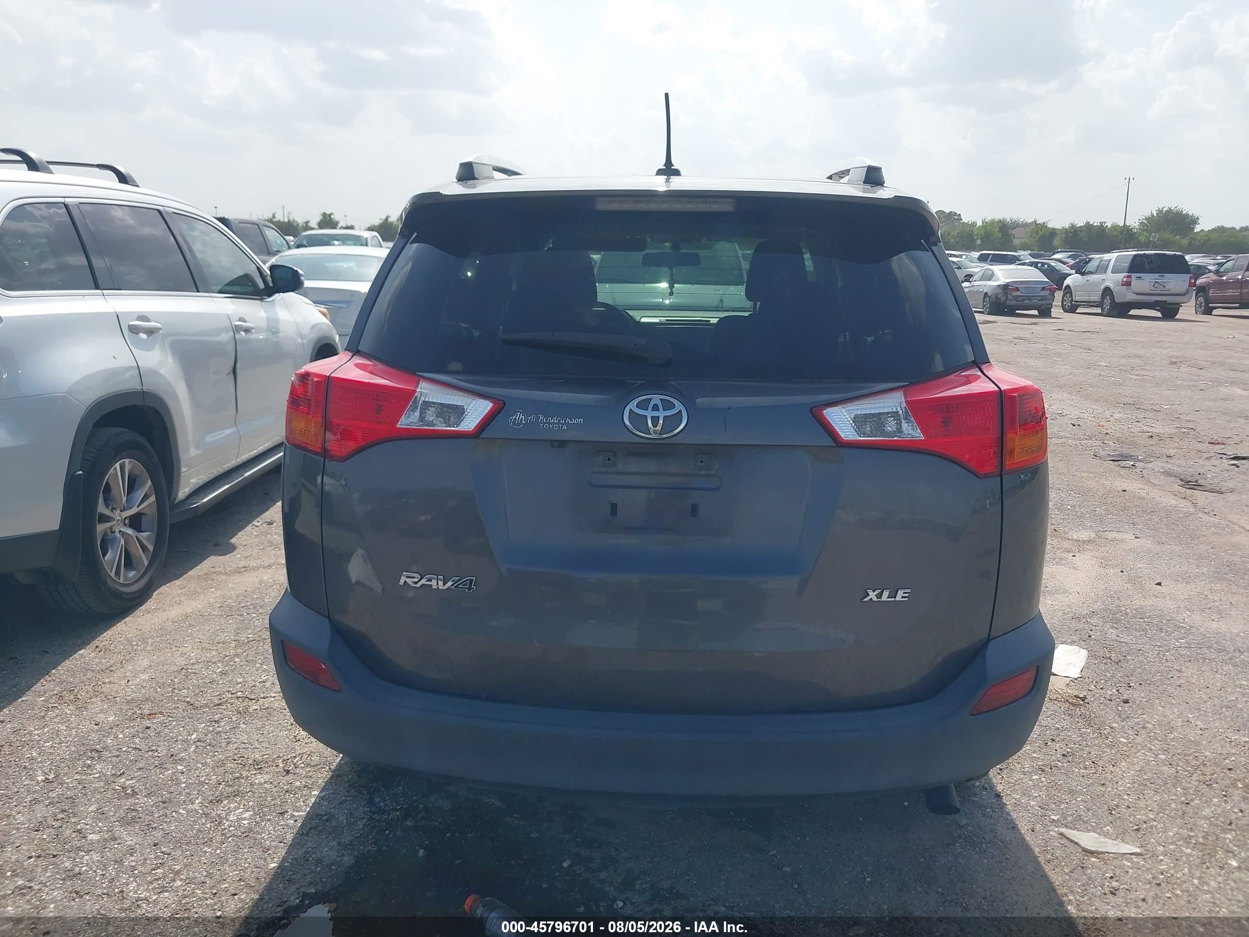 2014 Toyota Rav4 Xle Gray vin: 2T3WFREV1EW097844