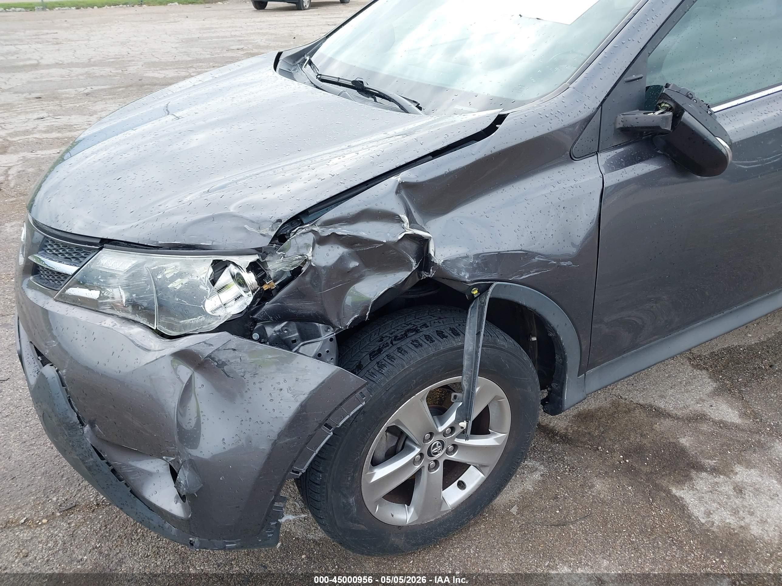 2014 Toyota Rav4 Xle Gray vin: 2T3WFREV1EW098265