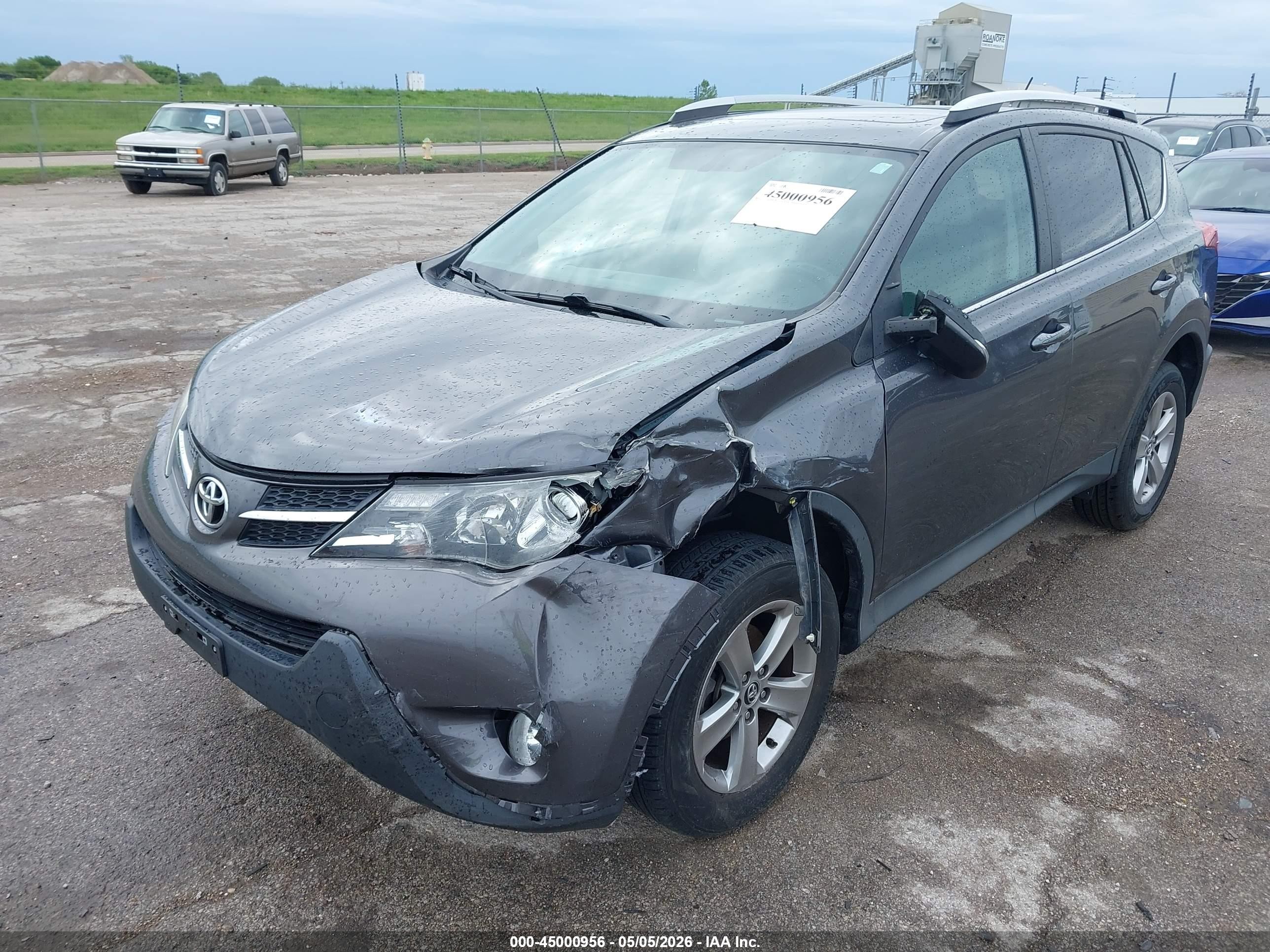 2014 Toyota Rav4 Xle Gray vin: 2T3WFREV1EW098265