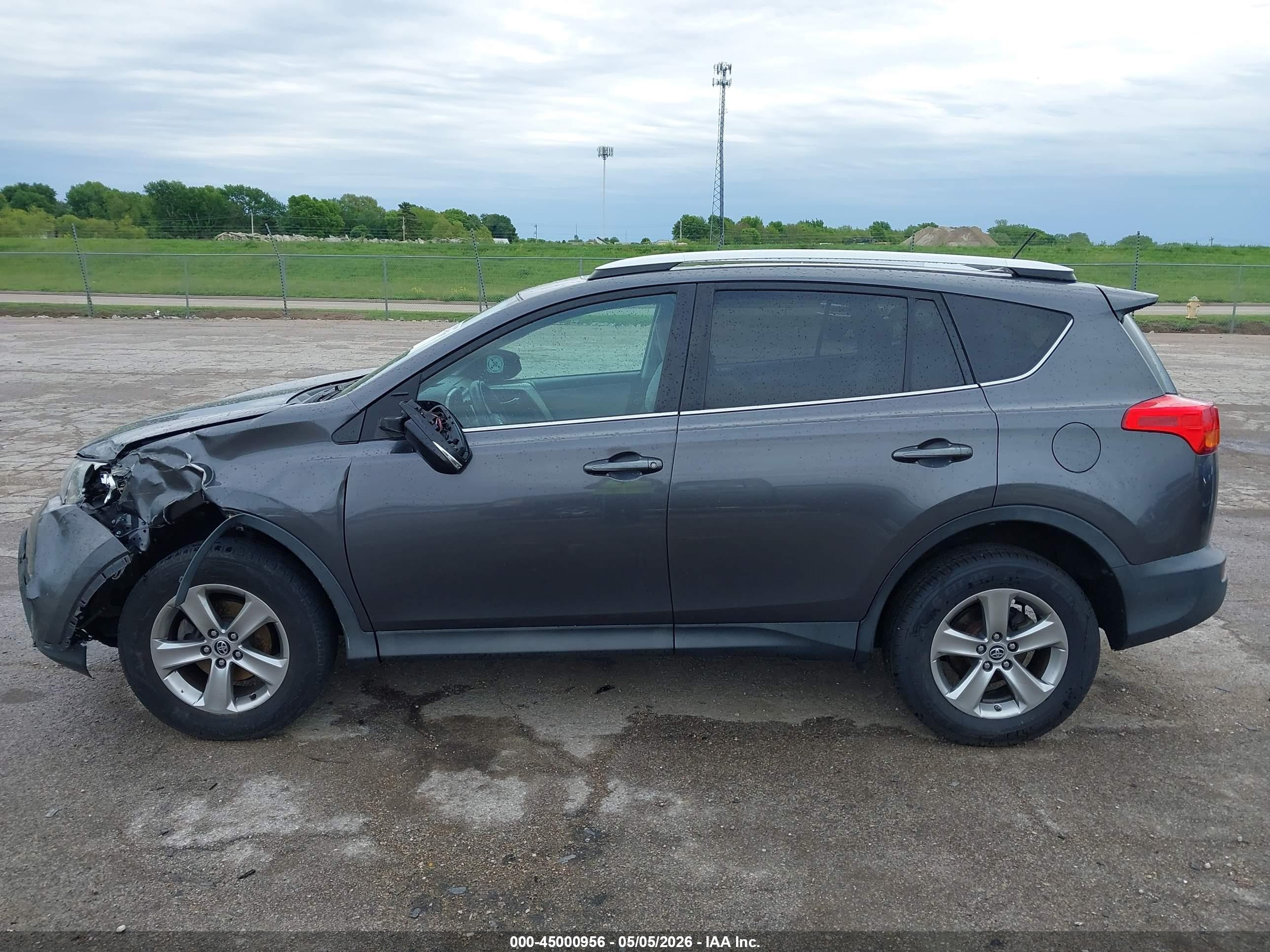 2014 Toyota Rav4 Xle Gray vin: 2T3WFREV1EW098265
