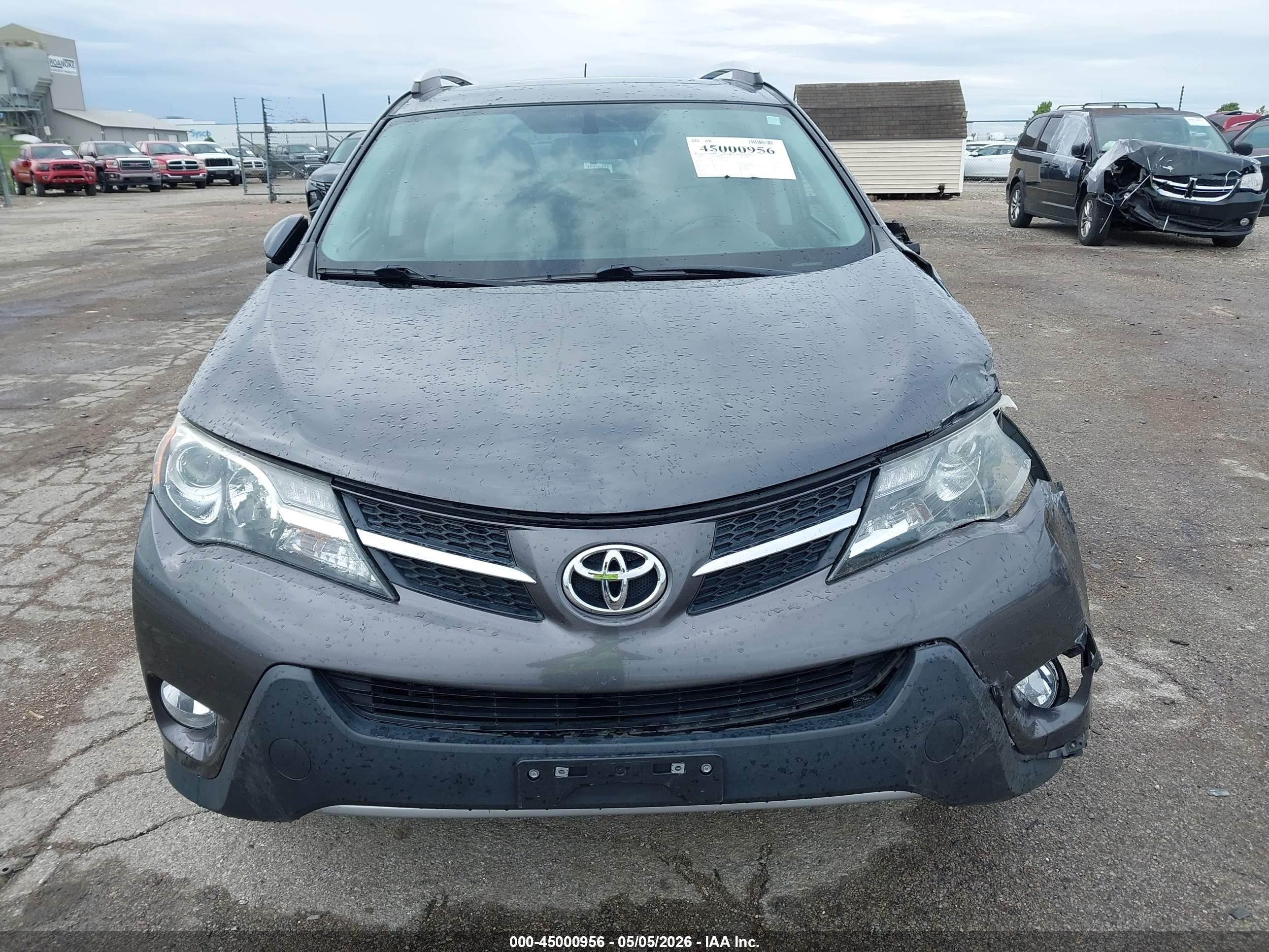 2014 Toyota Rav4 Xle Gray vin: 2T3WFREV1EW098265