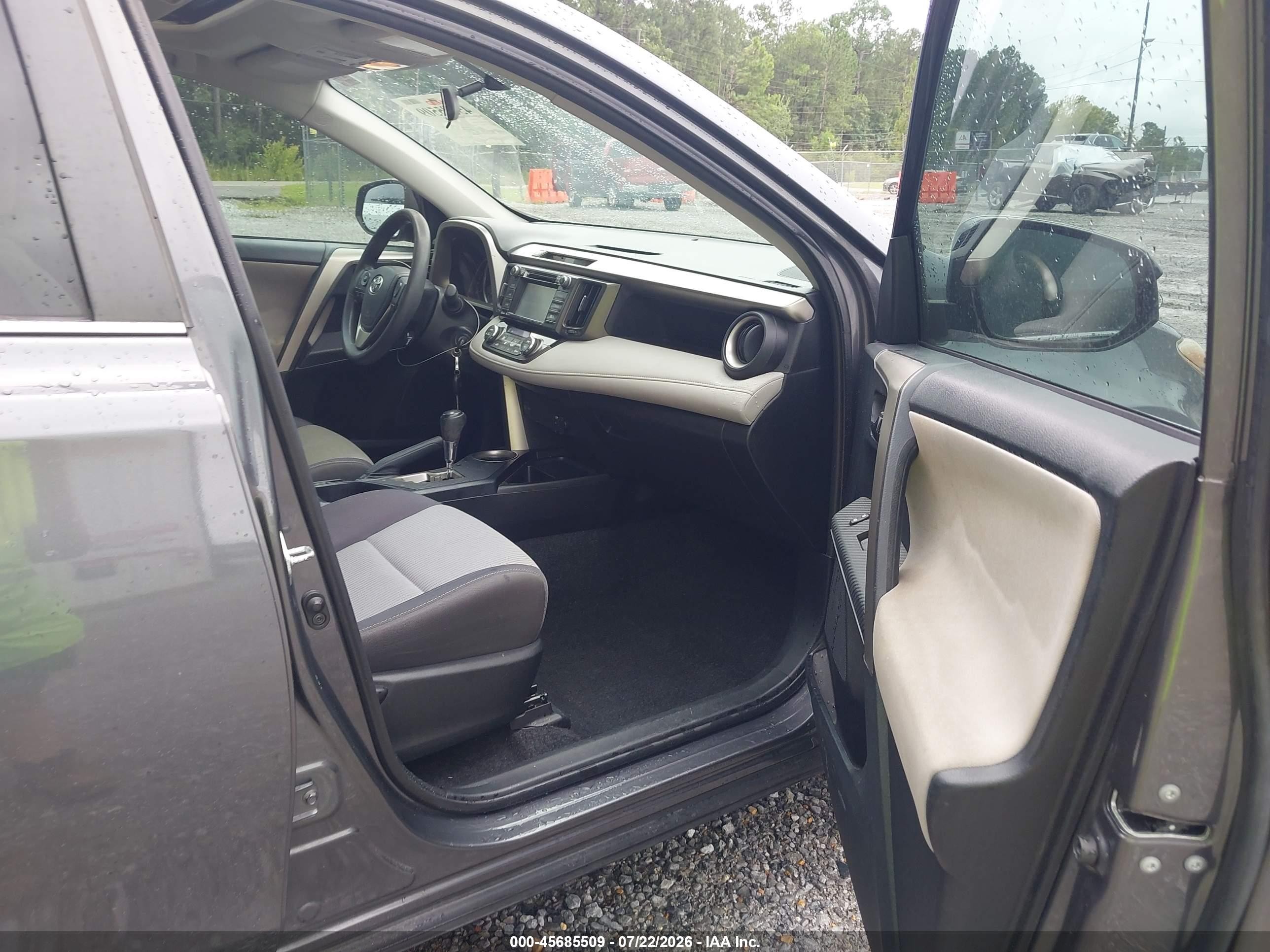 2014 Toyota Rav4 Xle Серый vin: 2T3WFREV1EW105523
