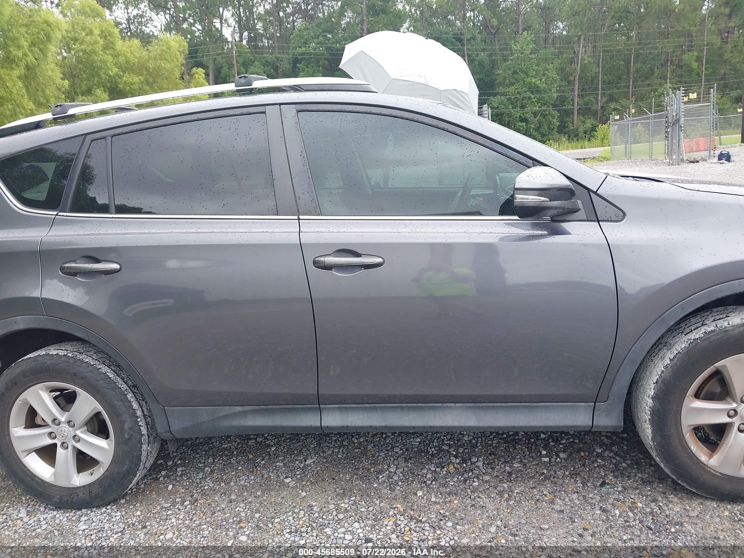 2014 Toyota Rav4 Xle Серый vin: 2T3WFREV1EW105523