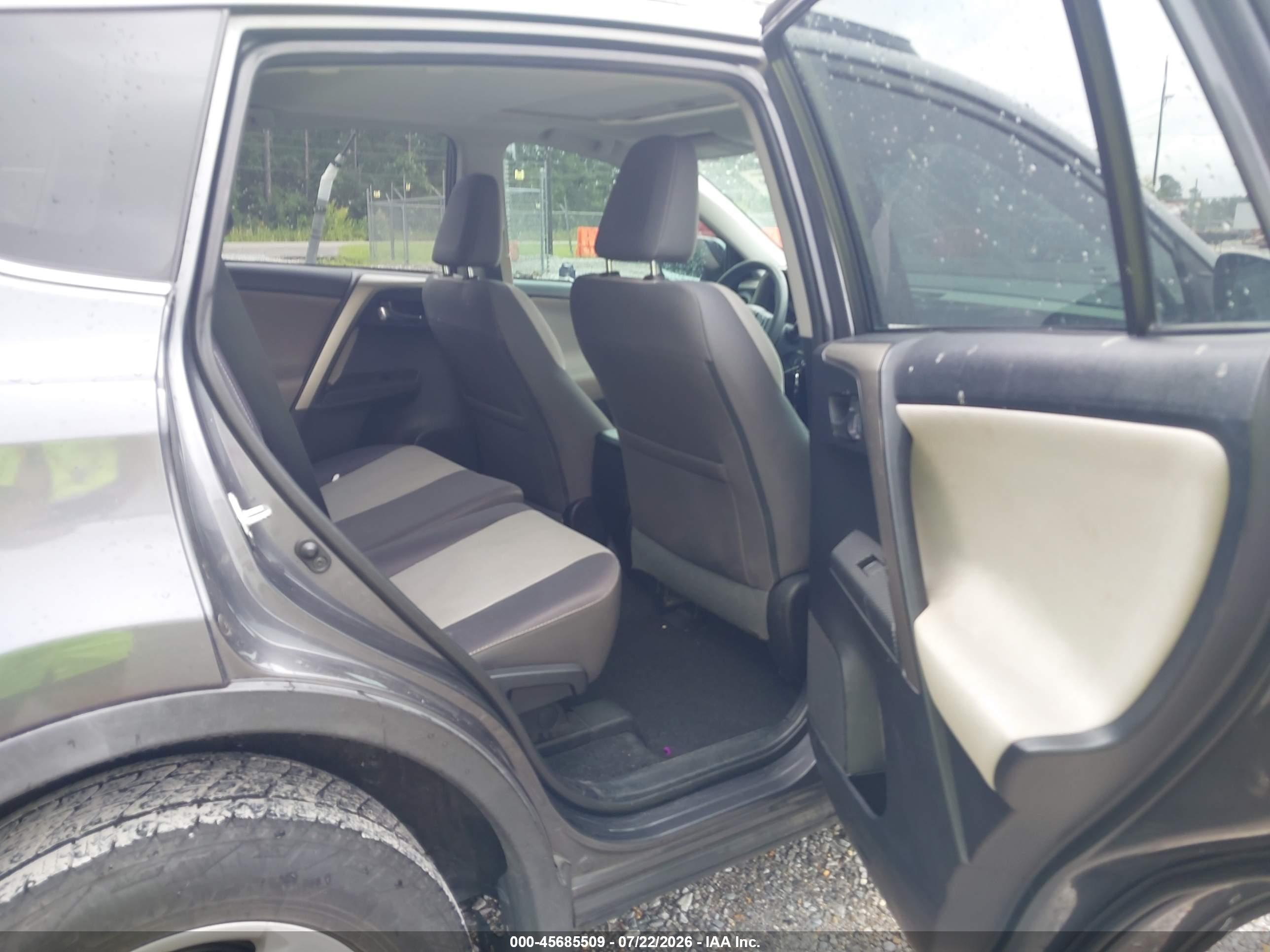 2014 Toyota Rav4 Xle Серый vin: 2T3WFREV1EW105523