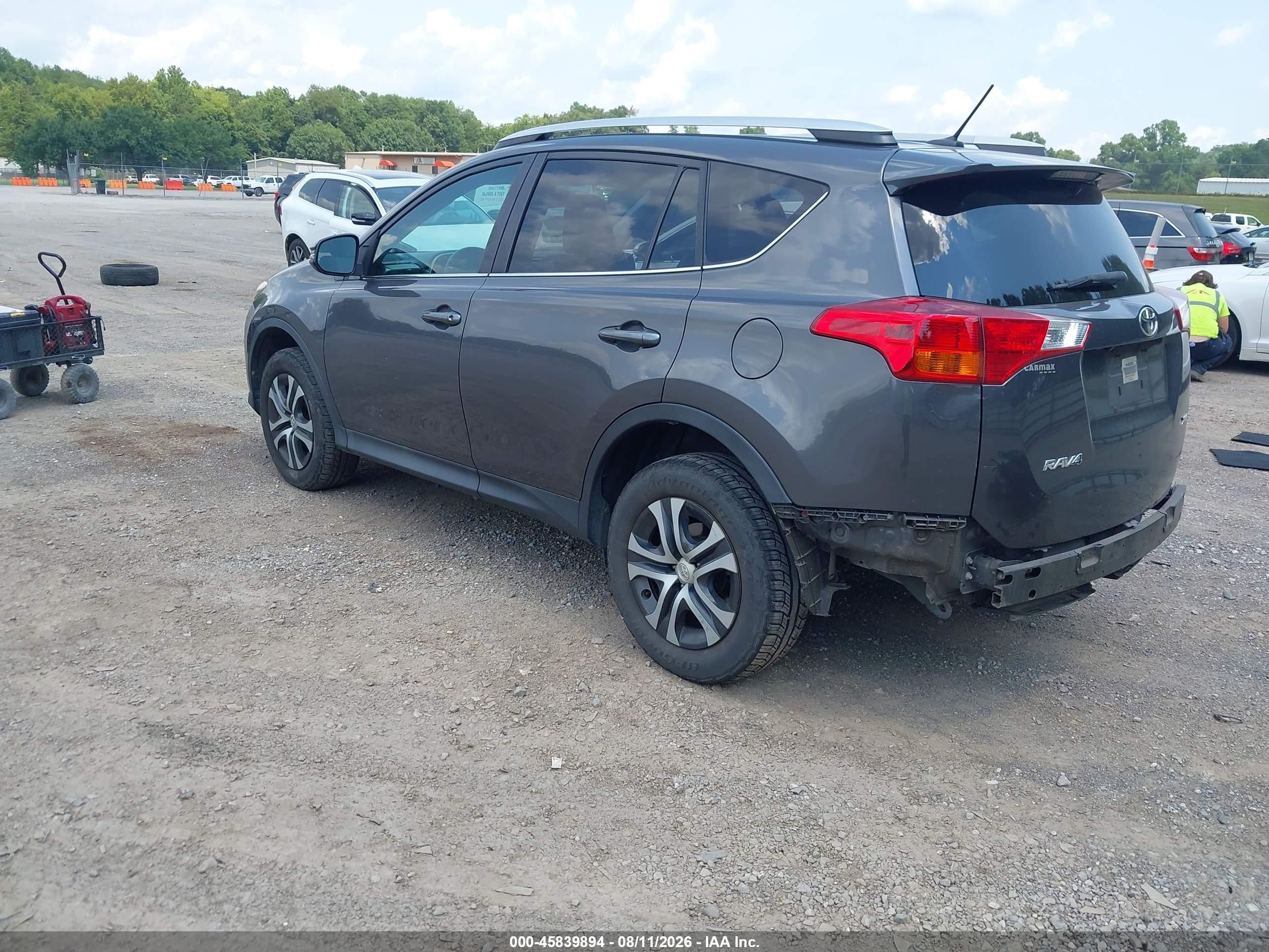 2014 Toyota Rav4 Xle Gray vin: 2T3WFREV1EW105540