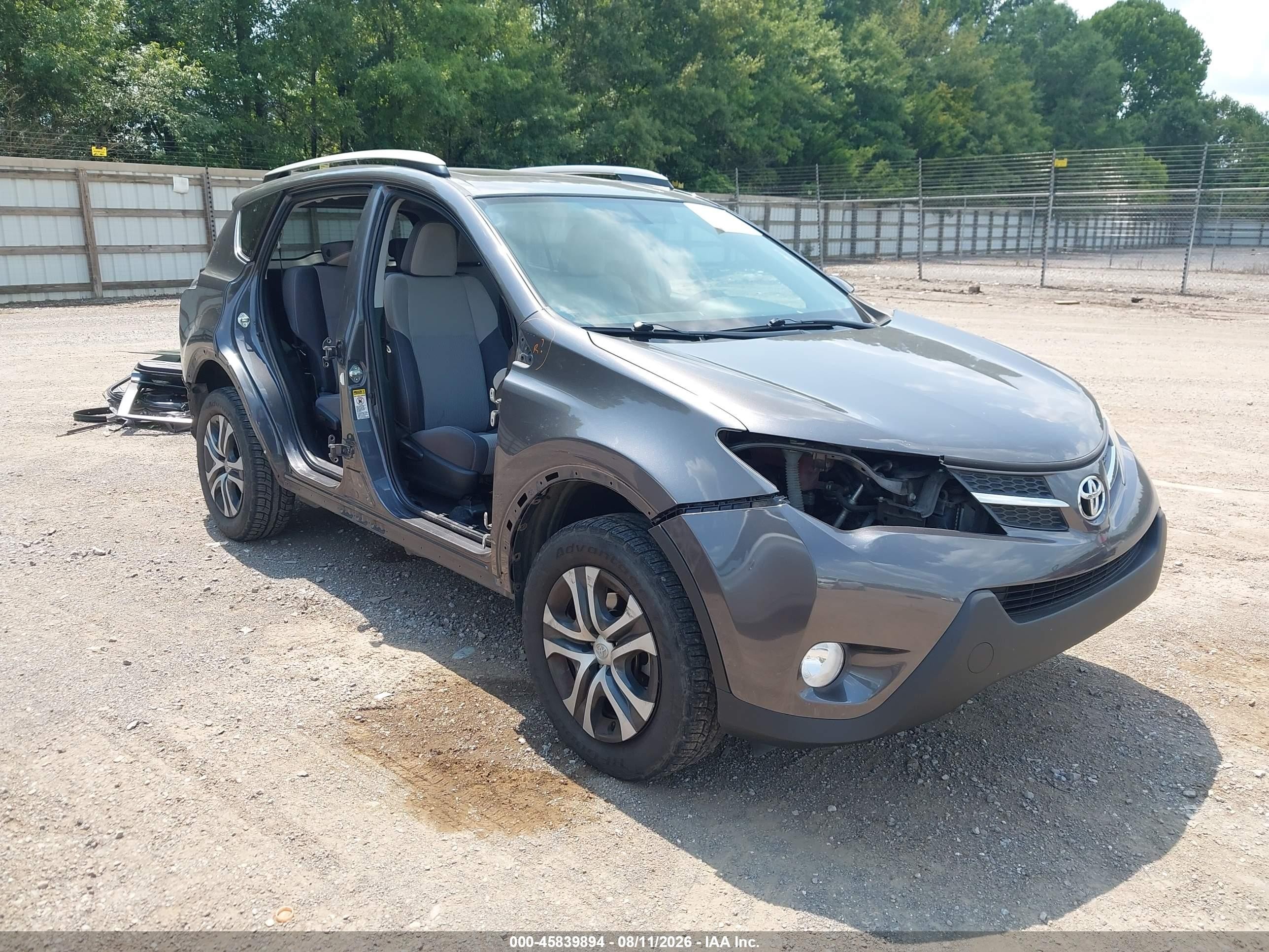 2014 Toyota Rav4 Xle Gray vin: 2T3WFREV1EW105540