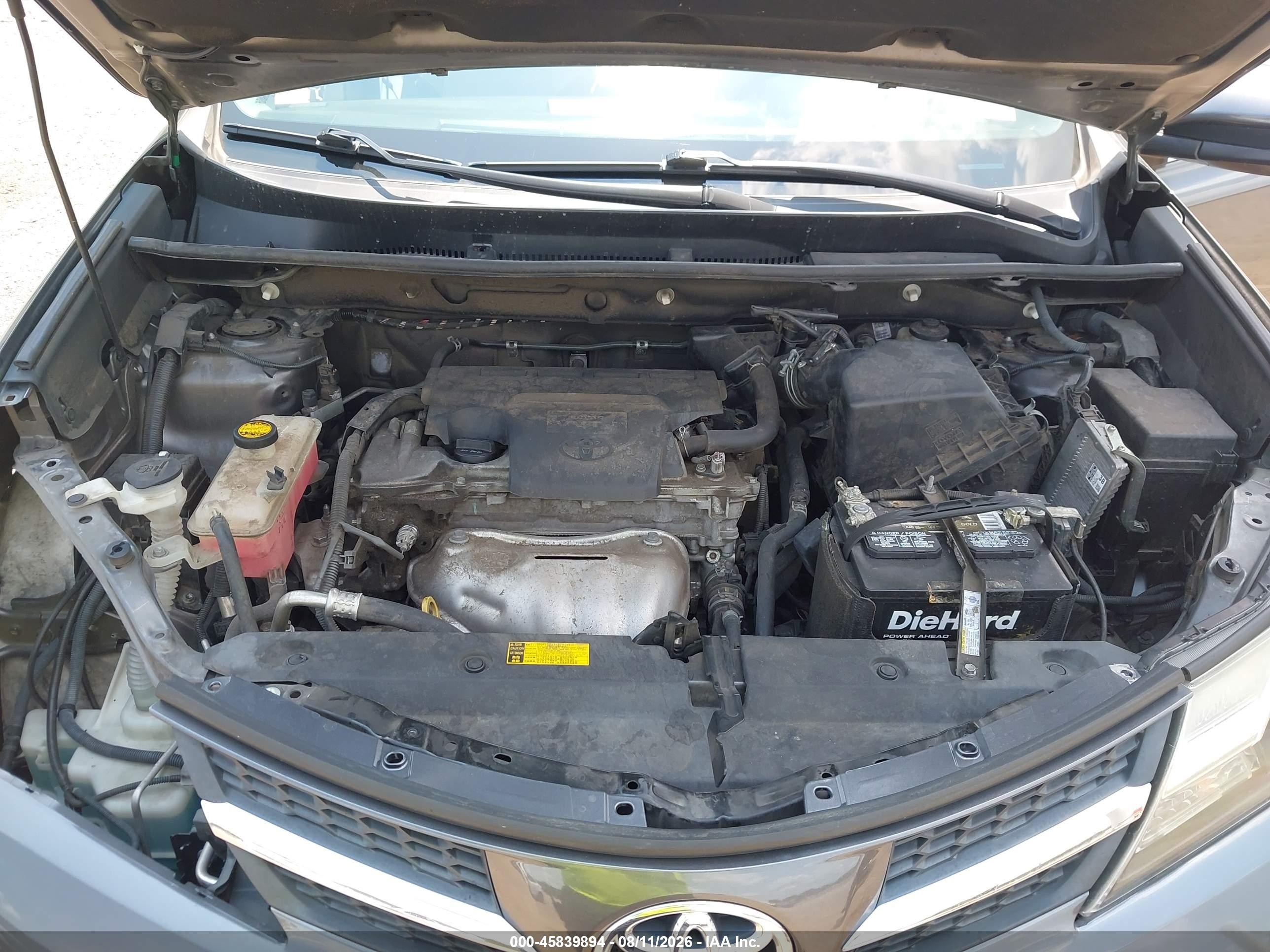 2014 Toyota Rav4 Xle Gray vin: 2T3WFREV1EW105540