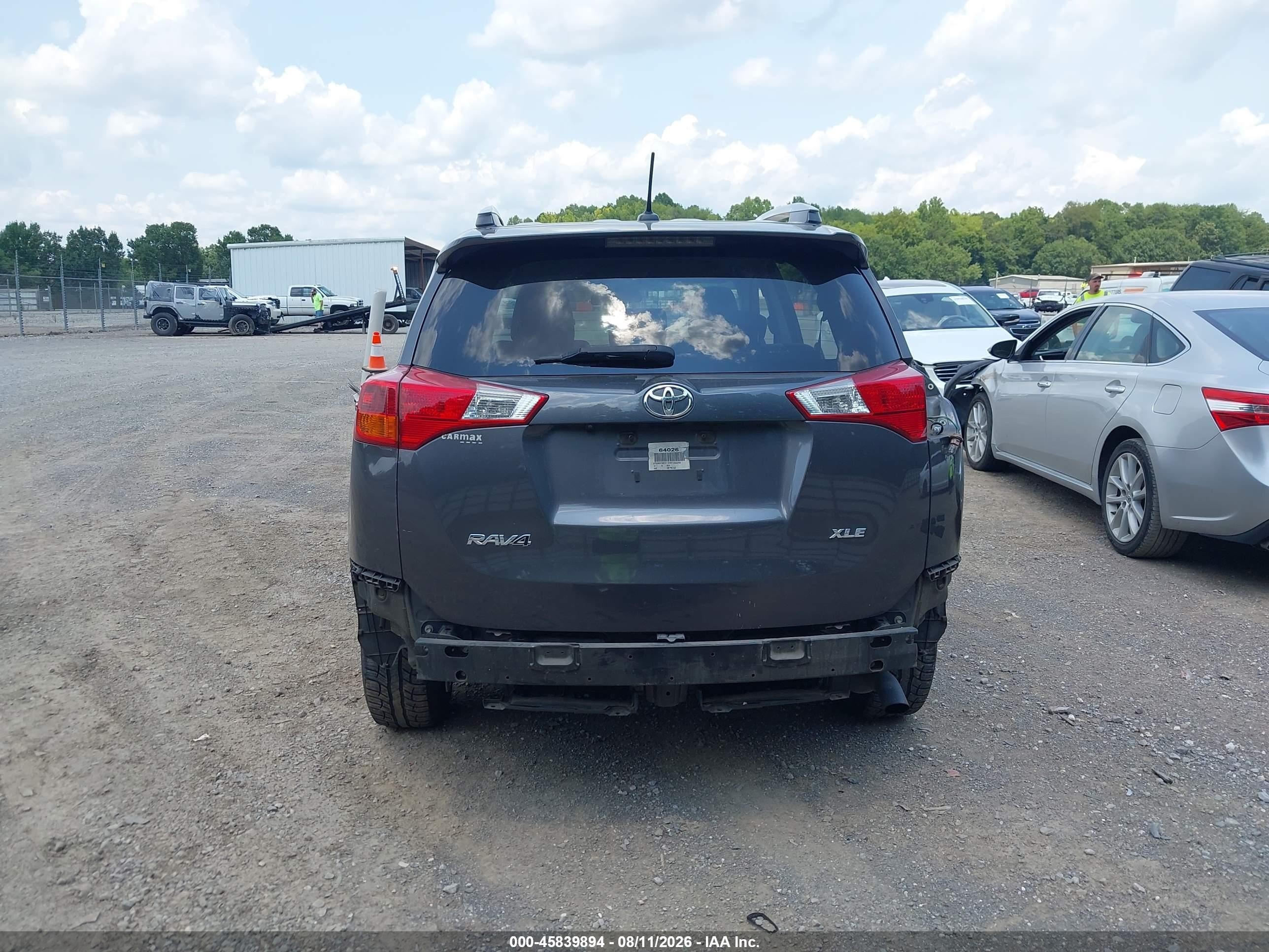 2014 Toyota Rav4 Xle Gray vin: 2T3WFREV1EW105540